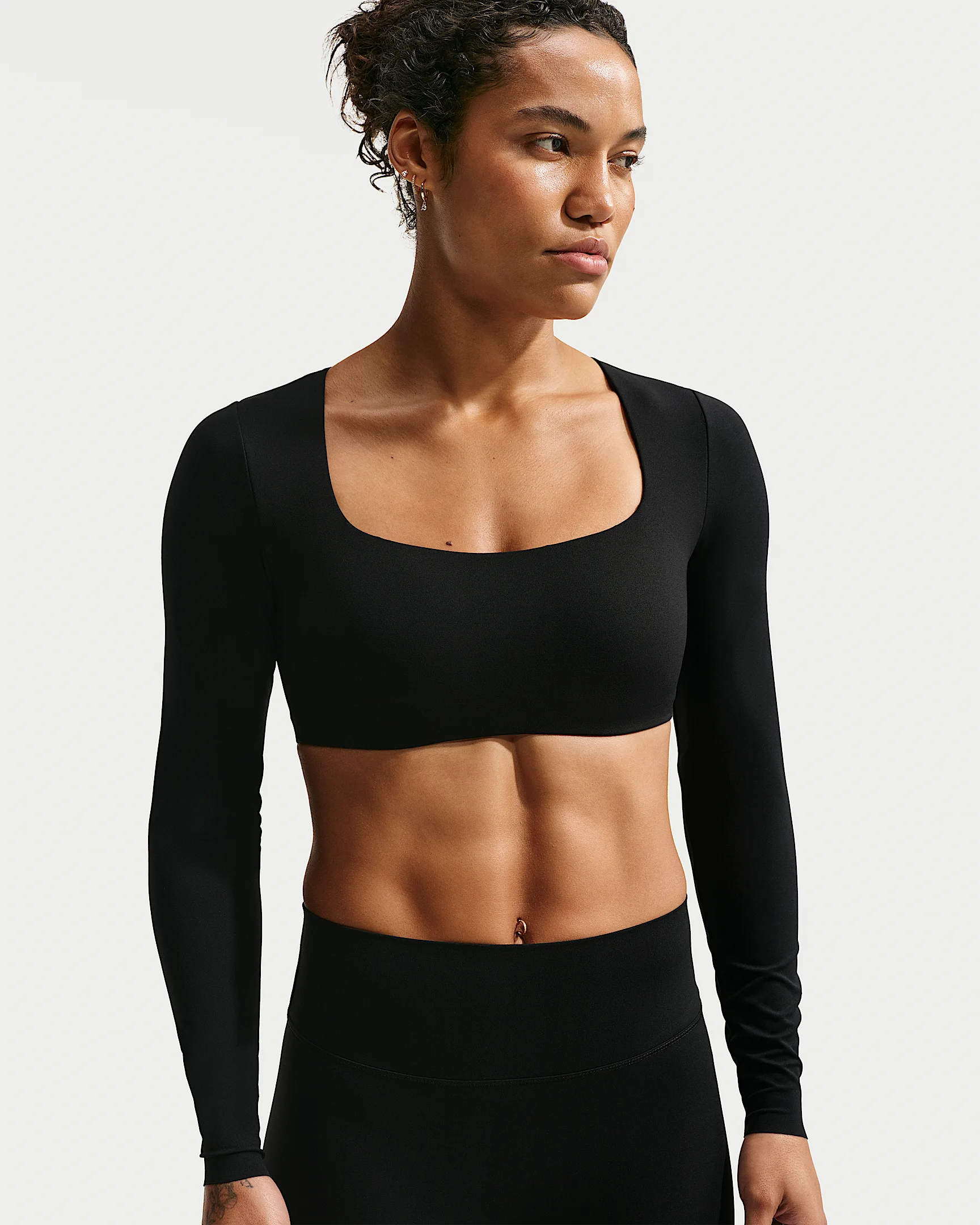 Nike Zenvy Women's Light-Support Padded Long-Sleeve Sports Bra - 1