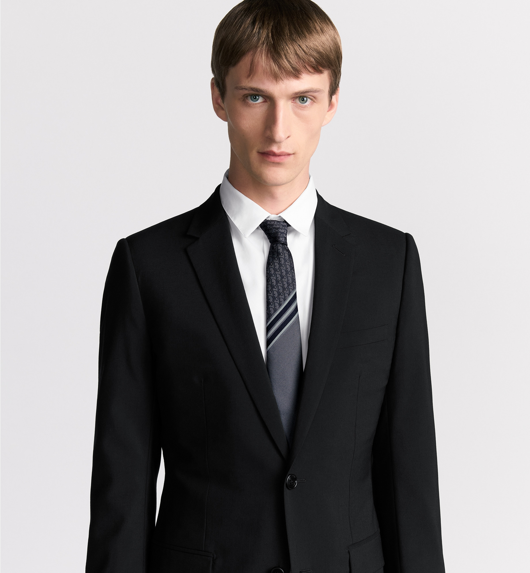 Striped Dior Oblique Tie - 2