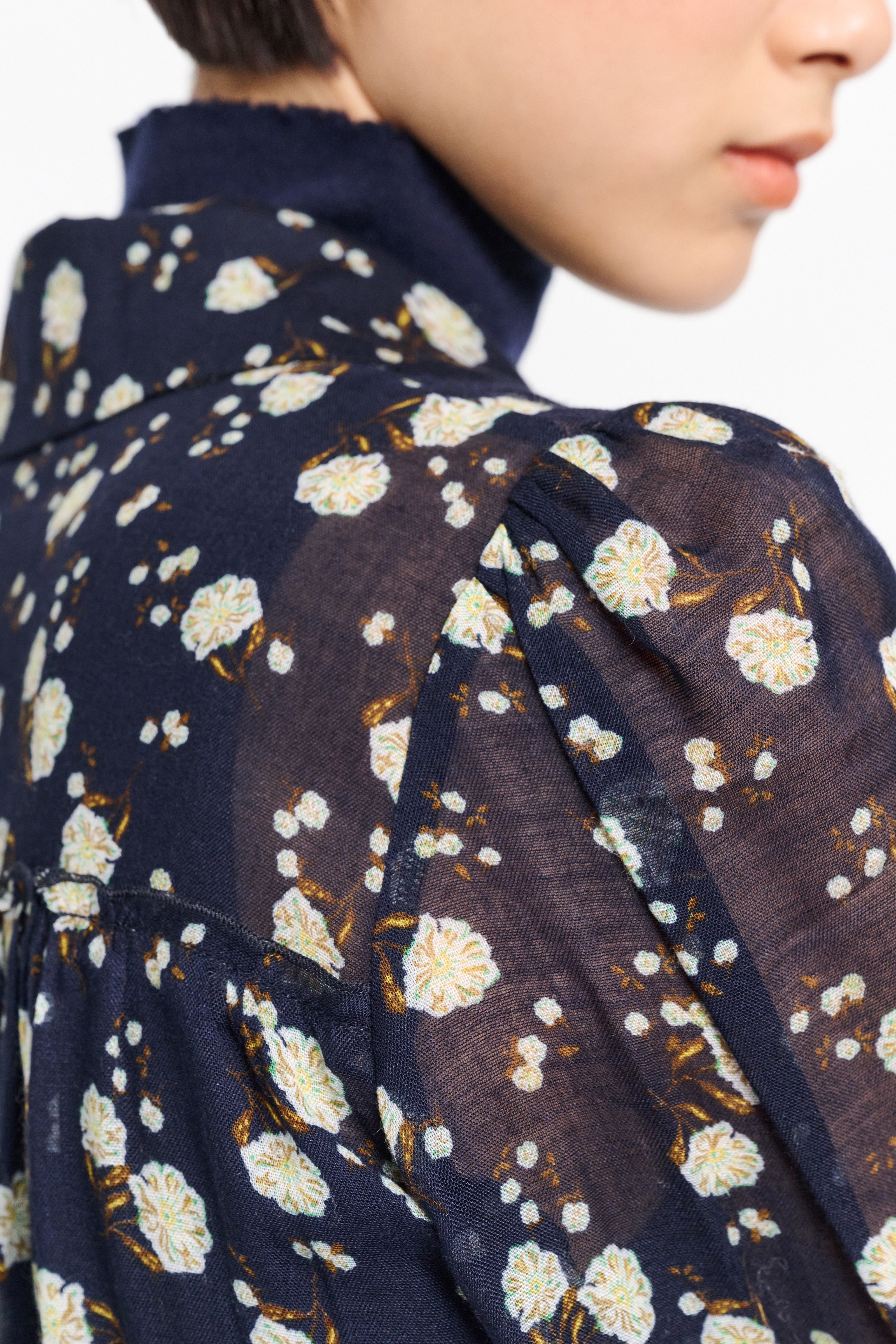 FLORAL VOLUMES blouse - 7