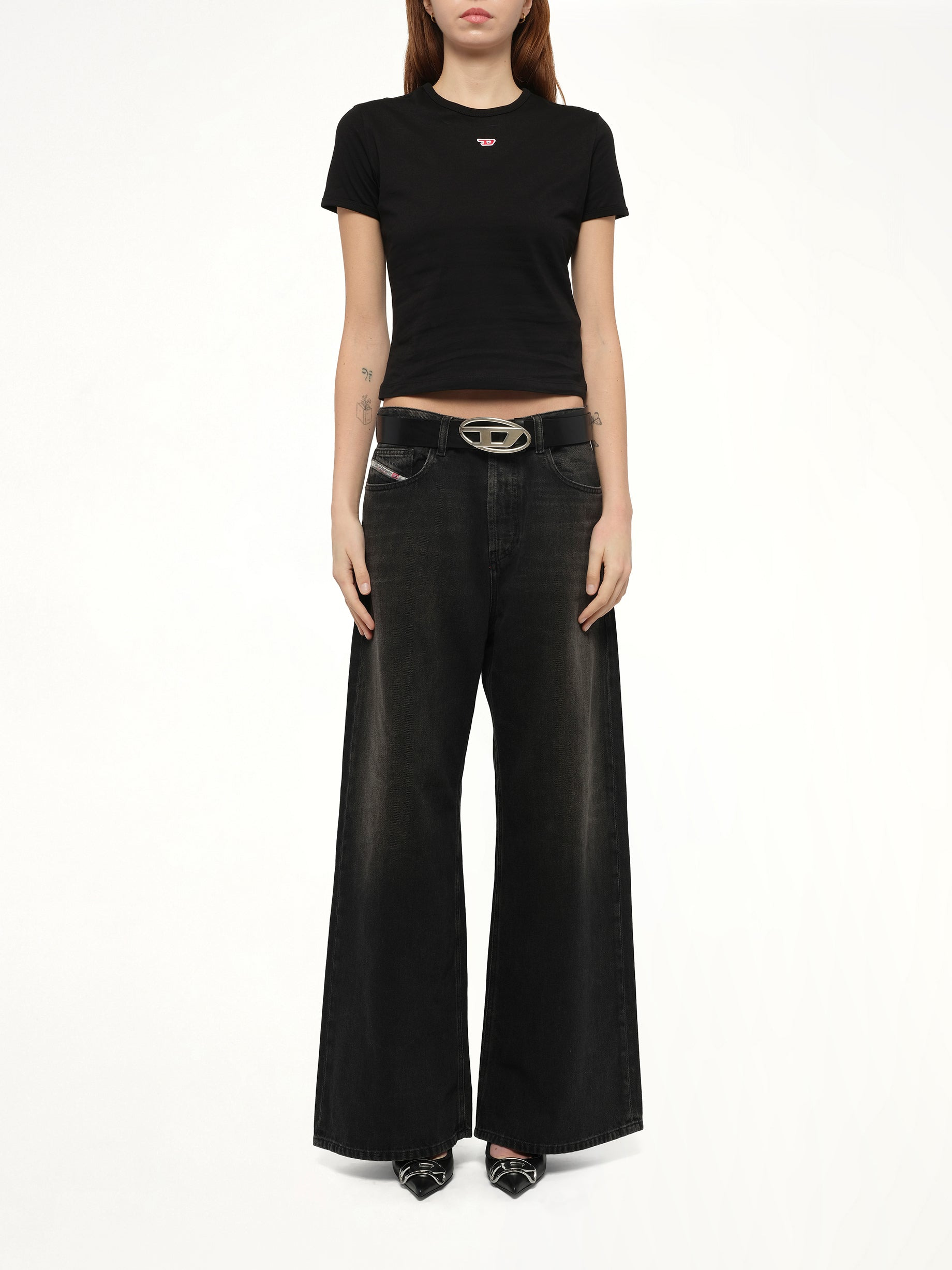 T-UNCUTIE-LONG-D T-Shirt in Black - 7