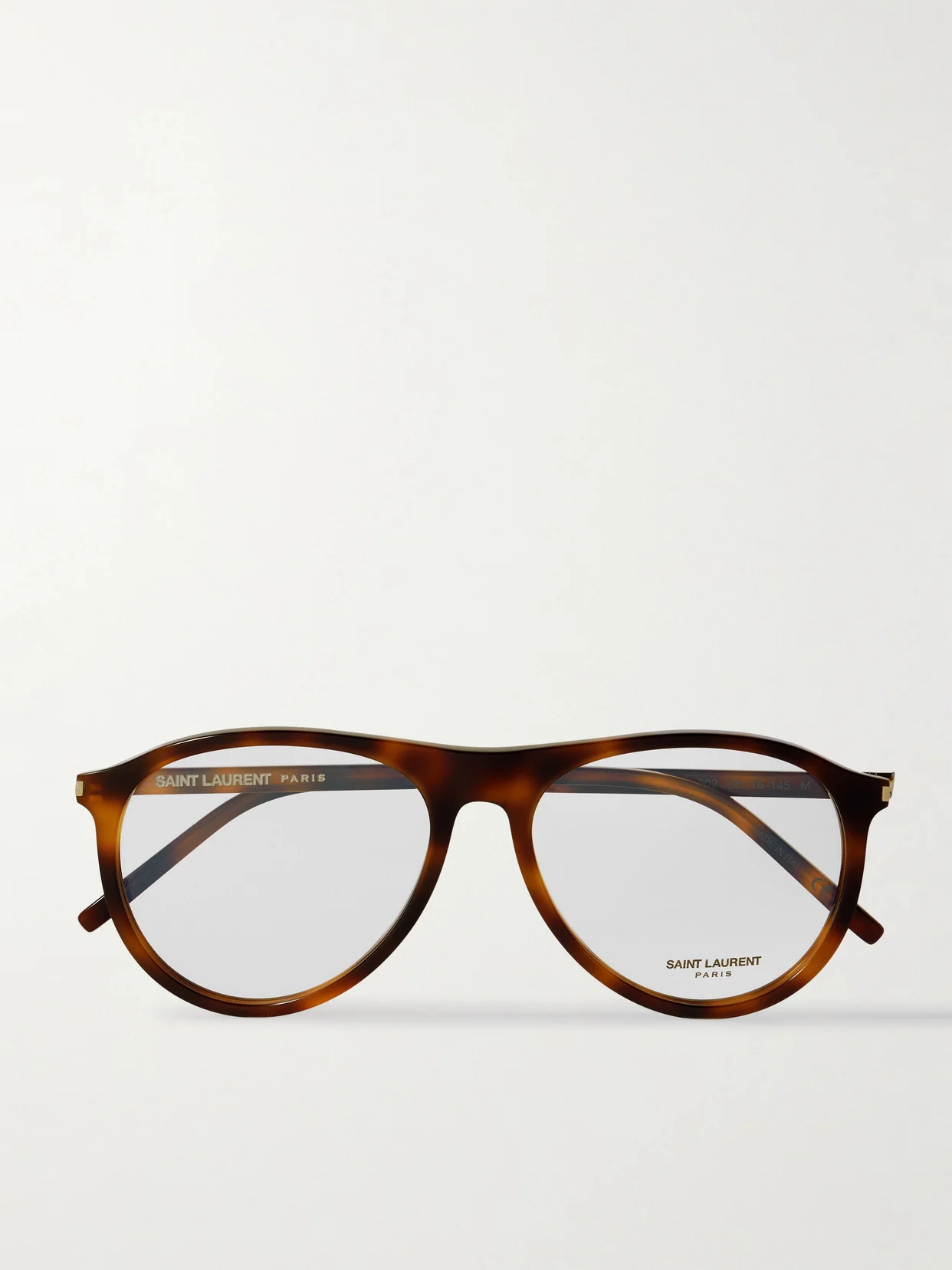 Aviator-style Tortoiseshell Acetate Optical Glasses - 1
