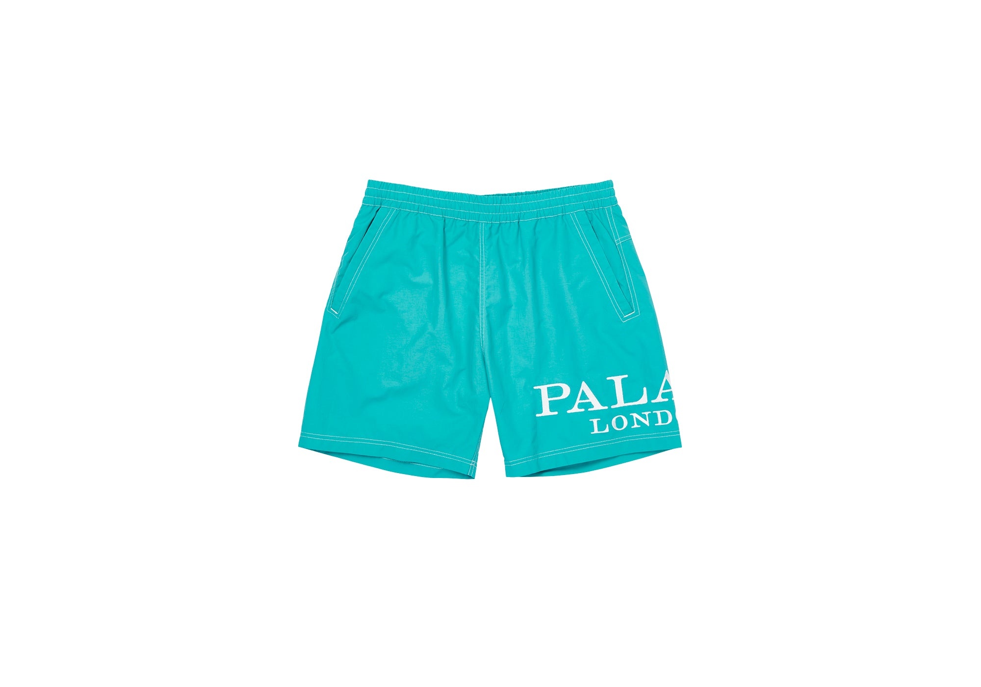 PALACE LONDON SWIM SHORTS TEAL - 1