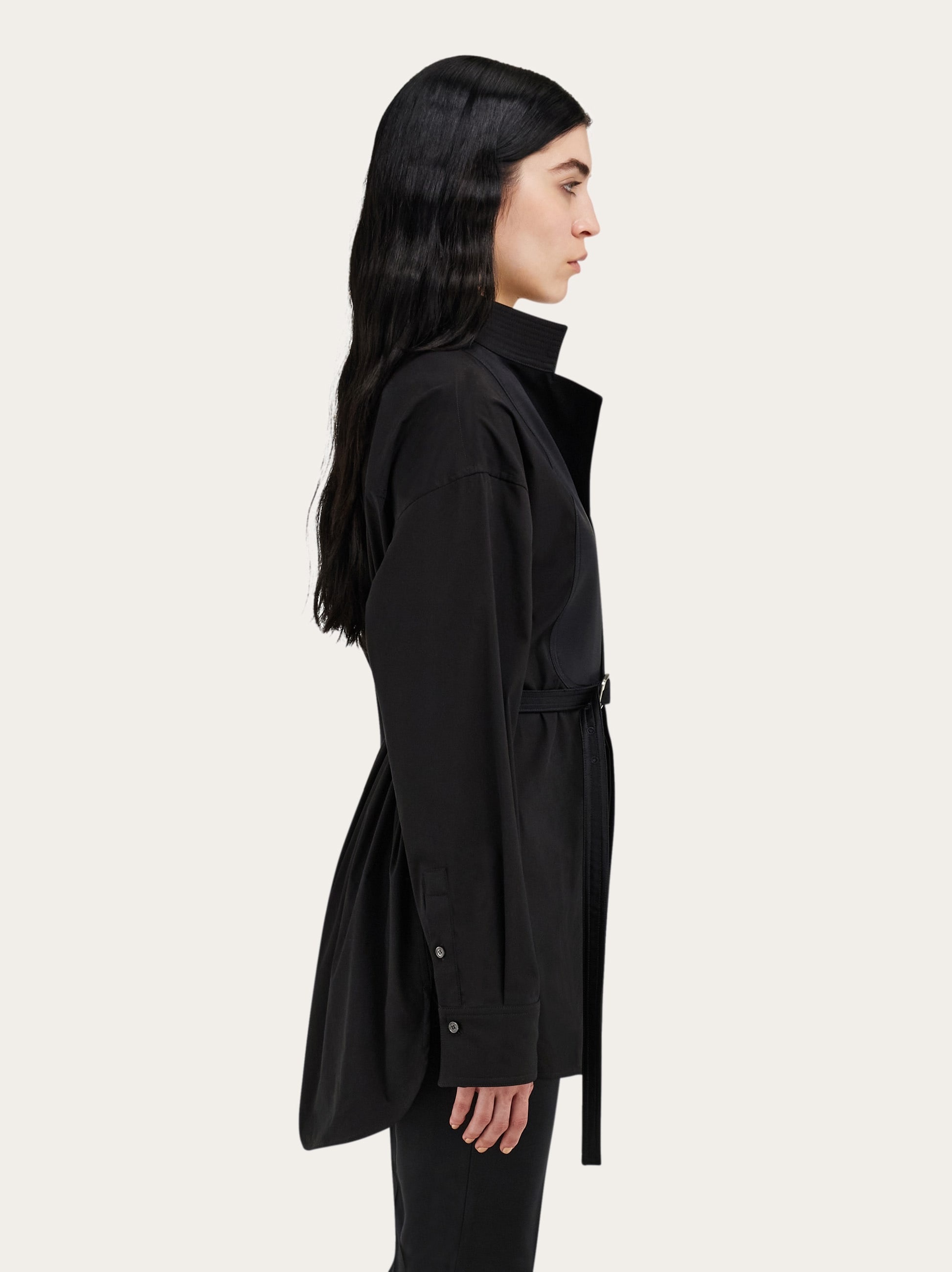 Long sleeved shirt with bib detail - 3