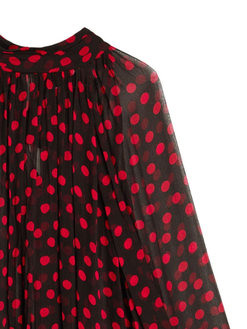 RONNY KOBO polka-dot blouse outlook
