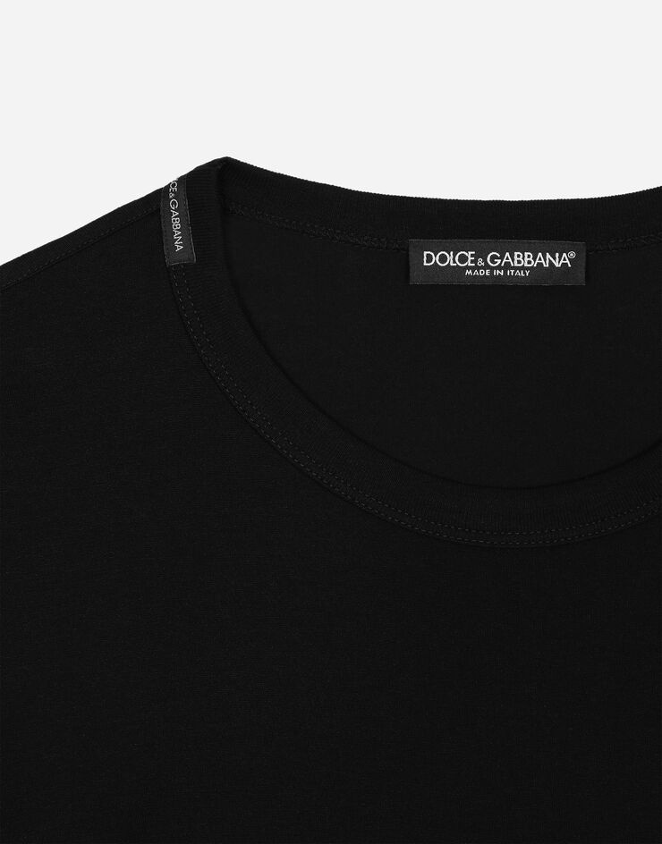 Cotton T-shirt with embroidery - 3