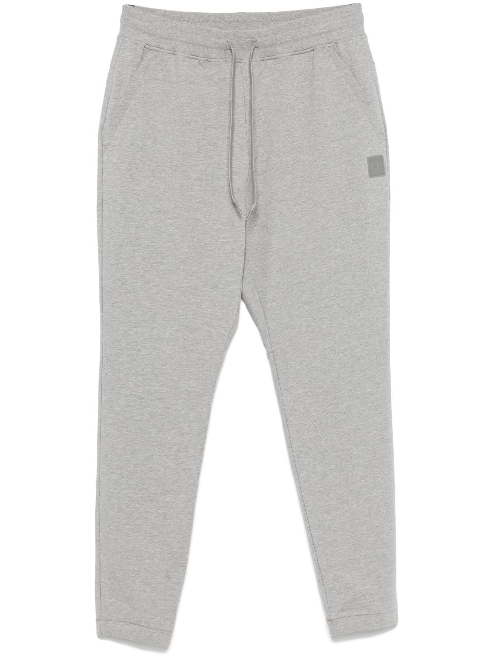 fleece logo sweatpants - 1