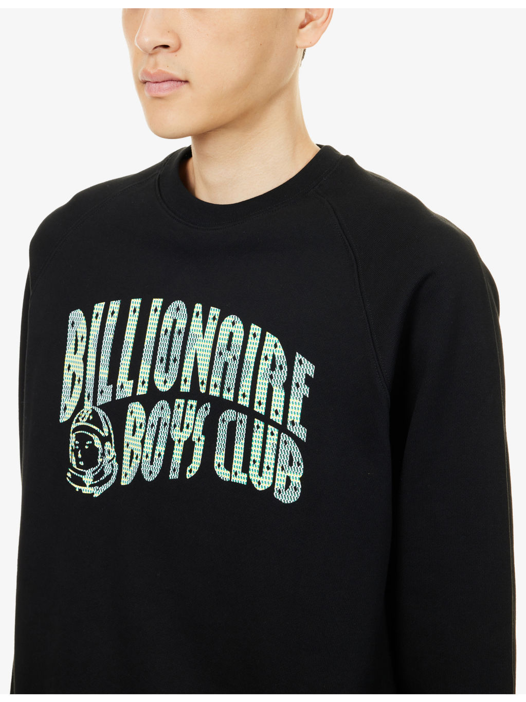 Tritone Arch Logo-Print Crewneck Cotton-Jersey Sweatshirt - 5