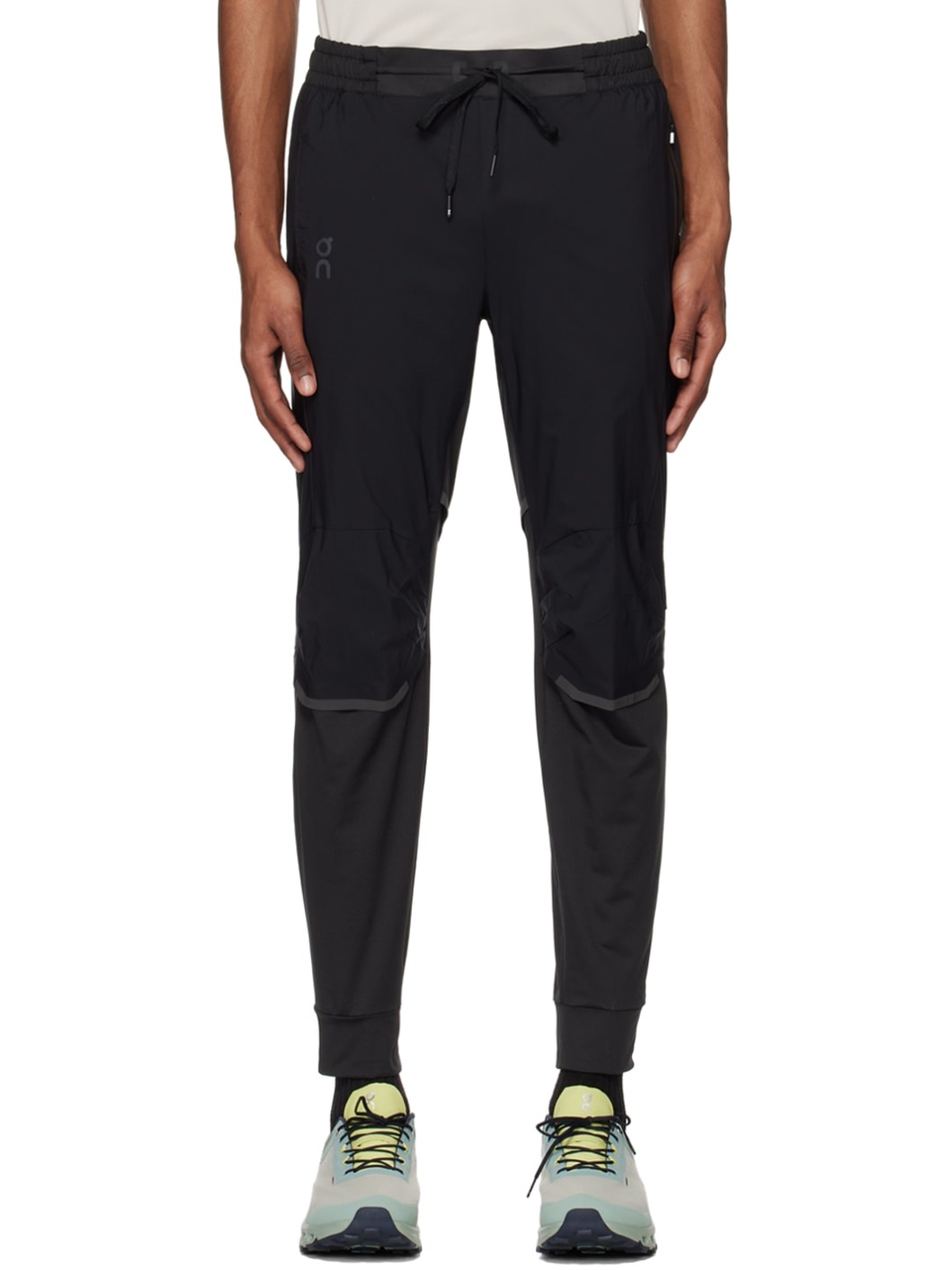 Black Running Lounge Pants - 1