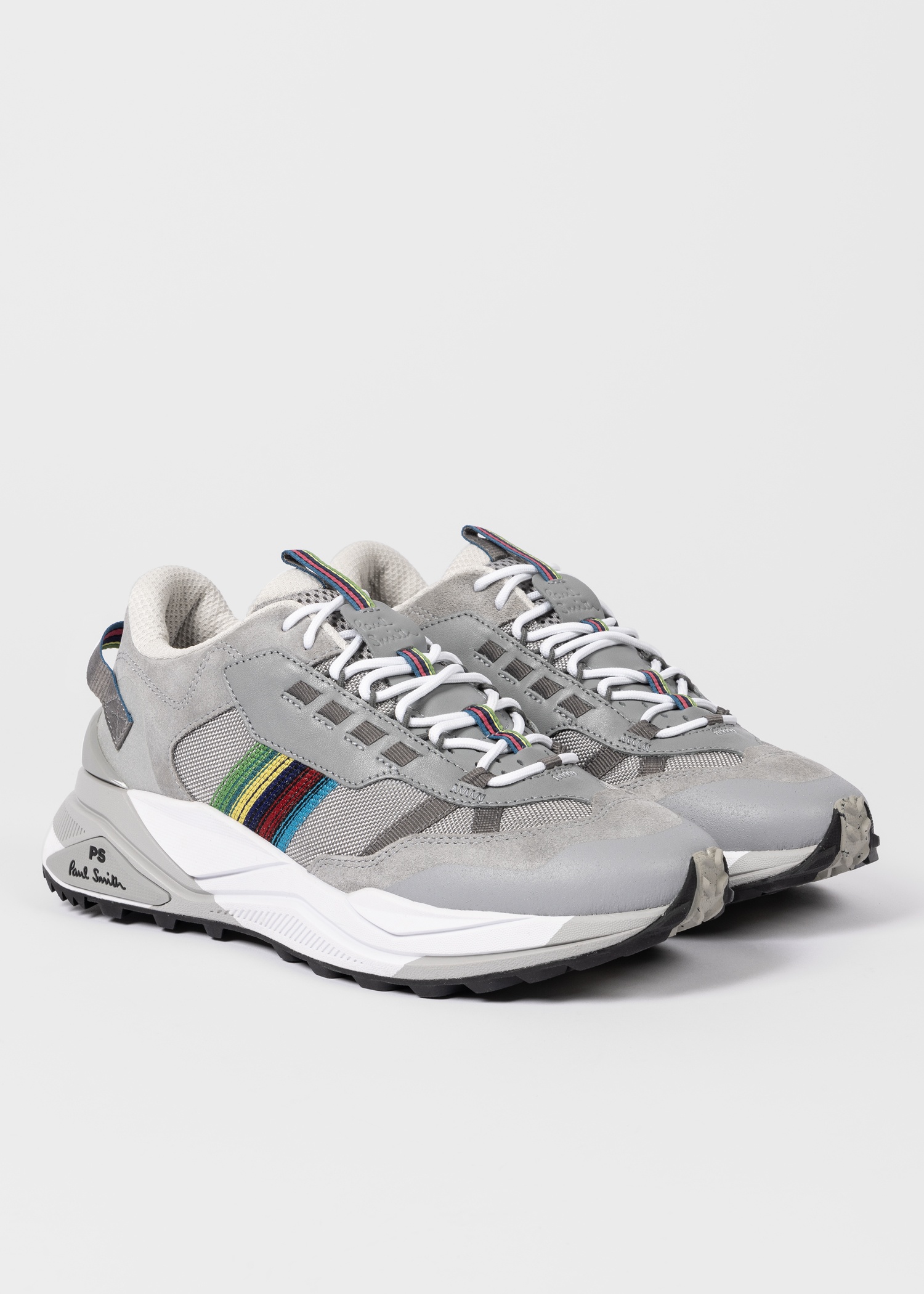 Grey 'Primus' Trainers - 2