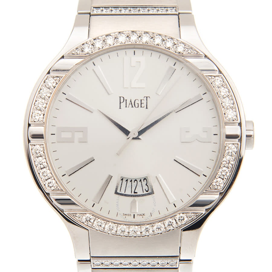 Piaget Polo Automatic Diamond Silver Dial Men's Watch GOA36225 - 2