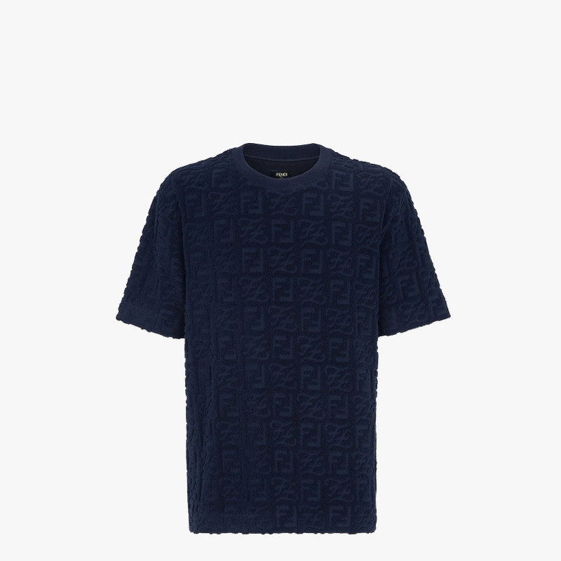 Blue cotton T-shirt 1