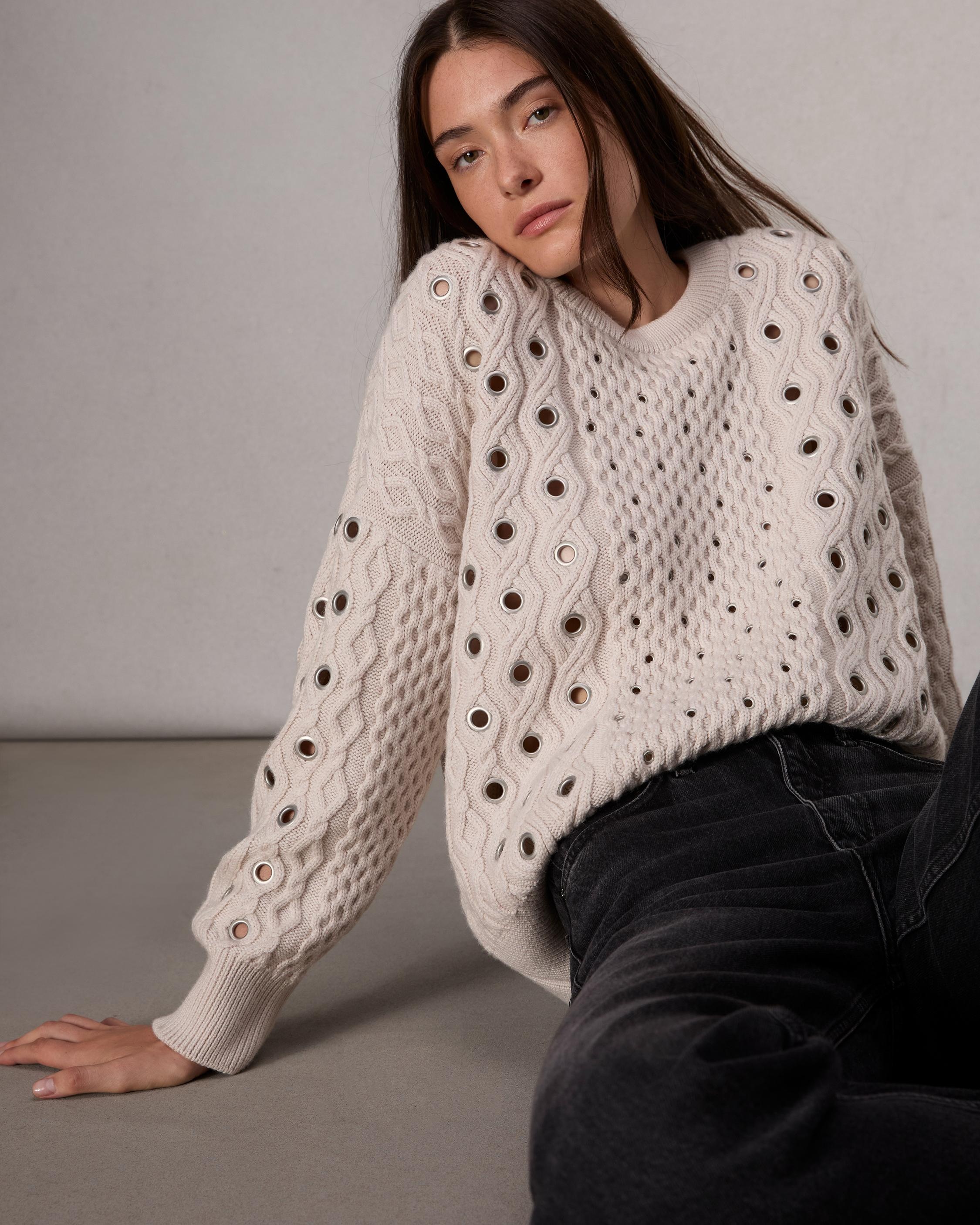 Kat Cable-Knit Sweater - 2