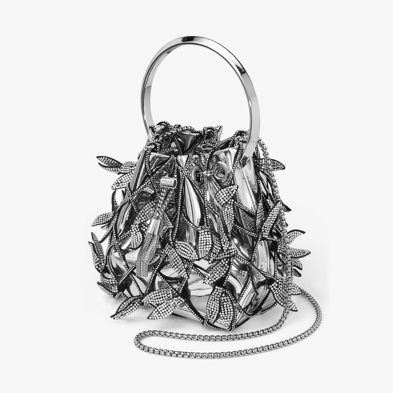 JIMMY CHOO Atelier Bon Bon
Silver Mirror Fabric Crystal Bag outlook