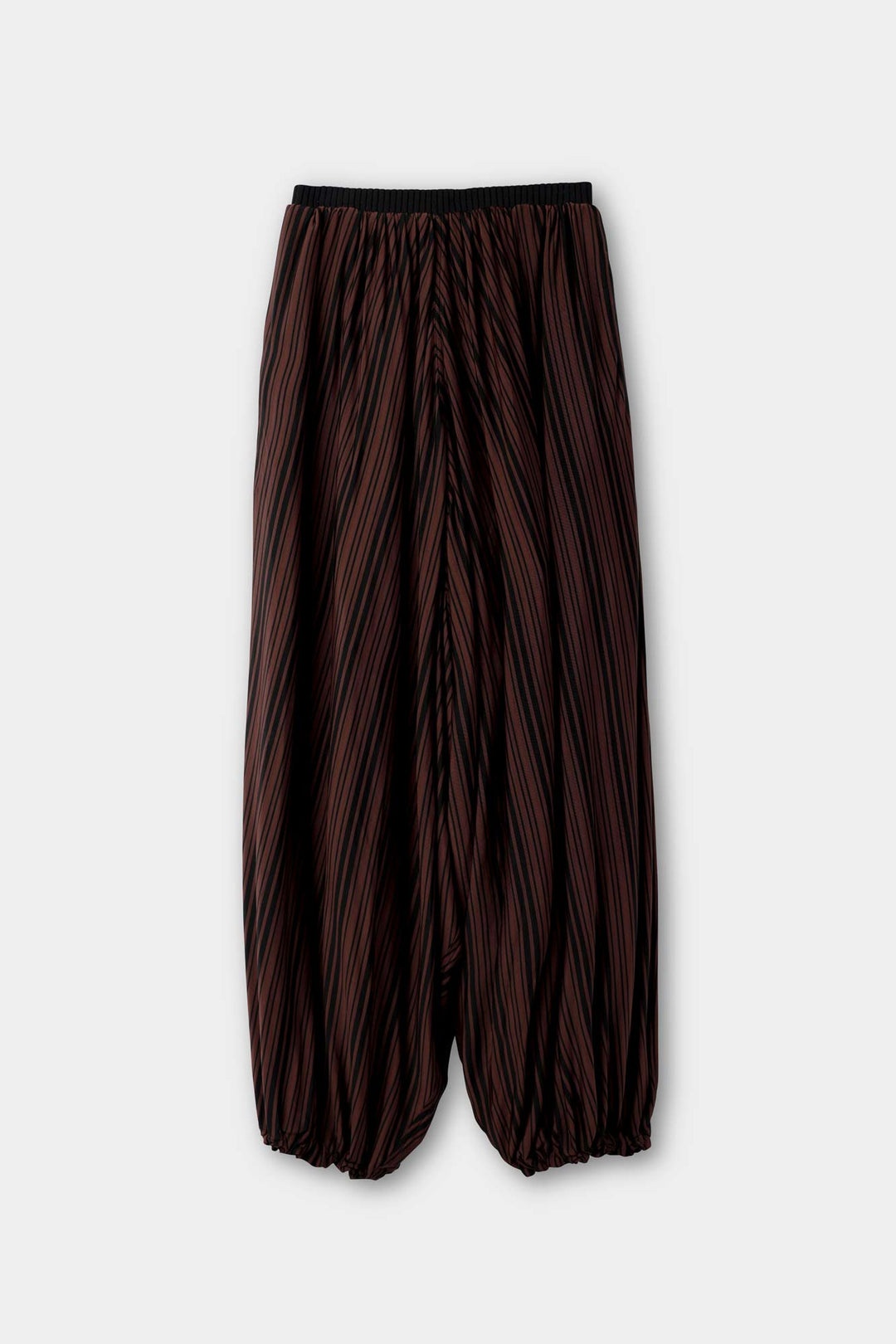 SAROUEL PANTS / black & brown stripes - 3