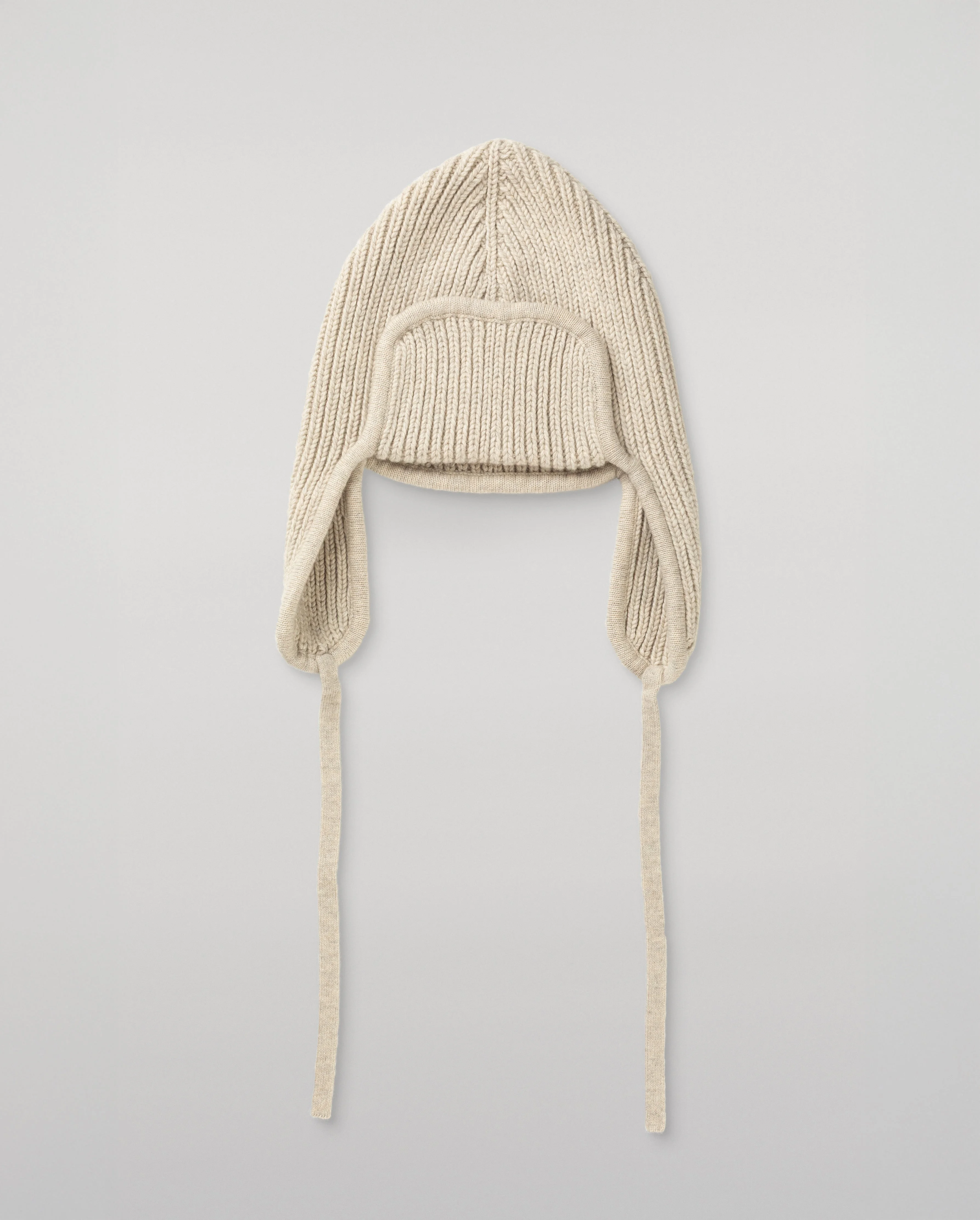 Dewar Natural Cashmere Deer Stalker Beanie - 1