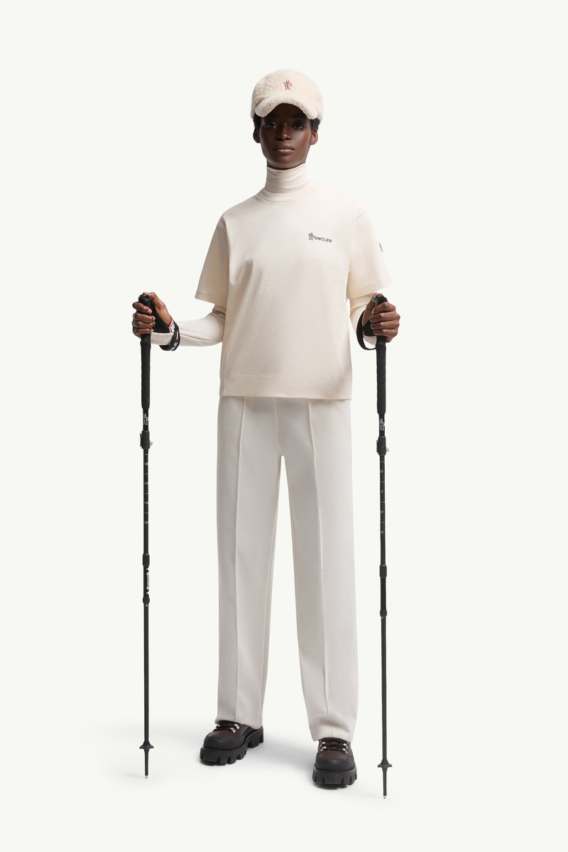 Moncler Grenoble Embossed Logo Cotton T-Shirt outlook