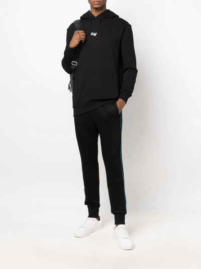 Paul Smith logo-print cotton hoodie outlook