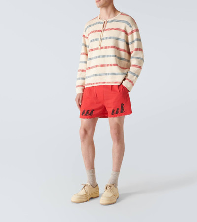 BODE Bay Stripe cotton sweater outlook