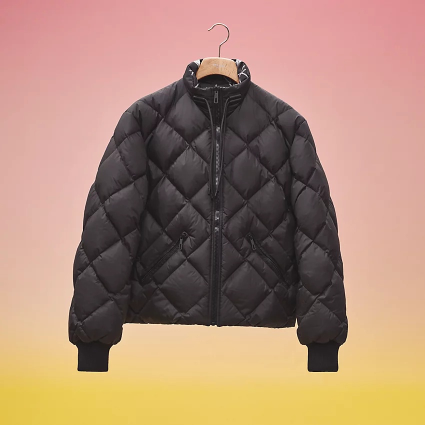 "Promenade du Matin" short reversible puffer coat - 6