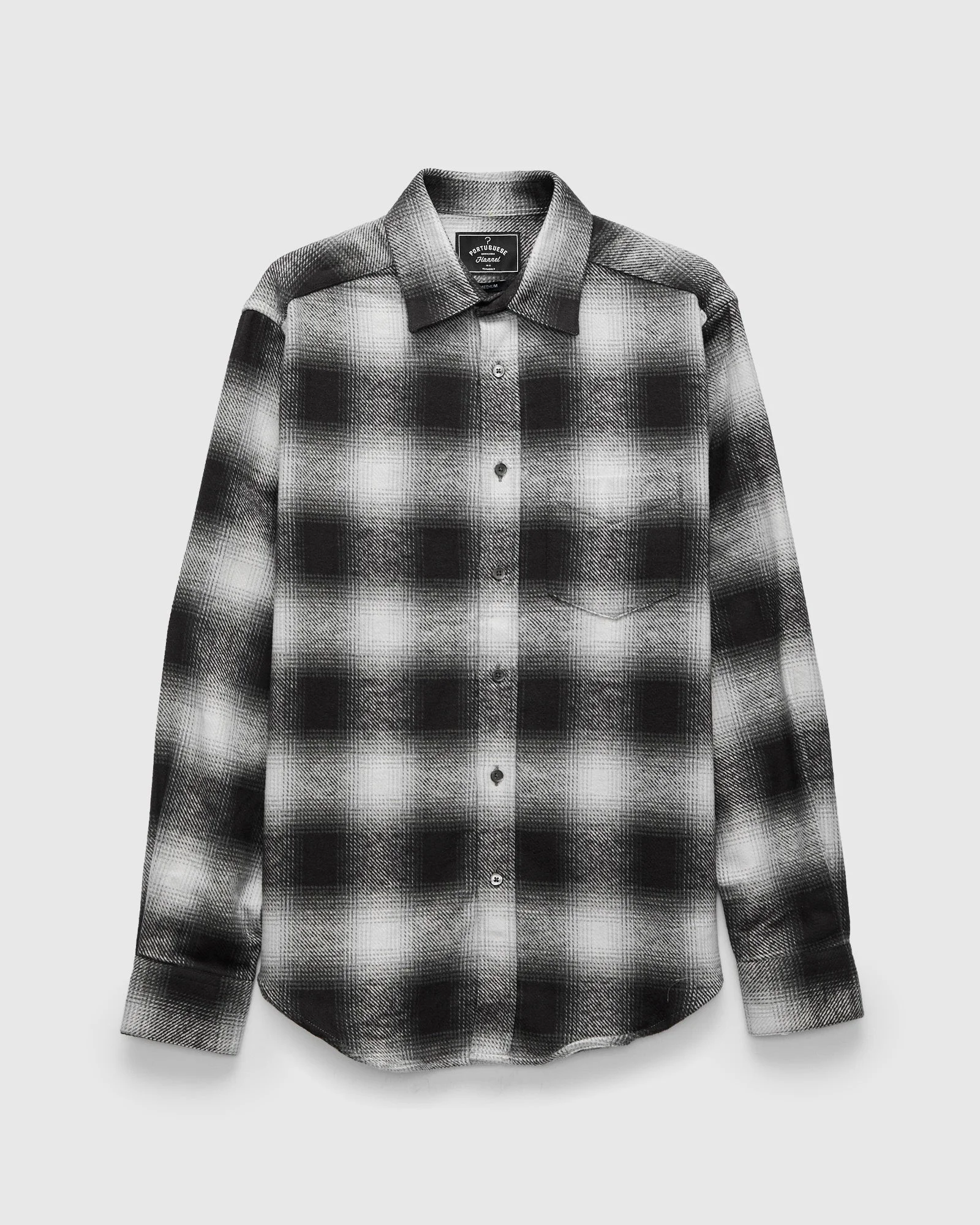 Dune Button-Up Shirt in Black Check - 1