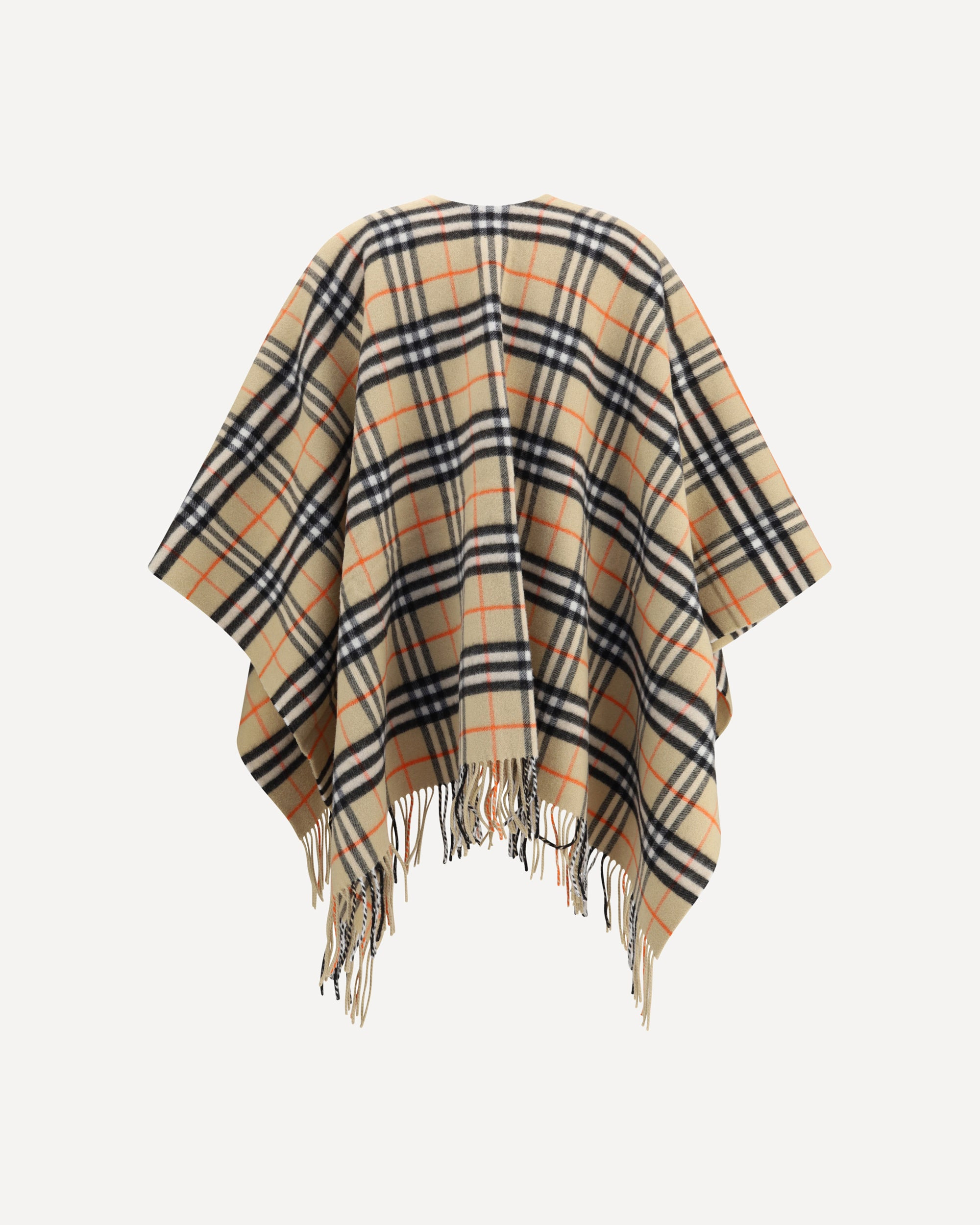 Archivio Check Cashmere Cape - 2