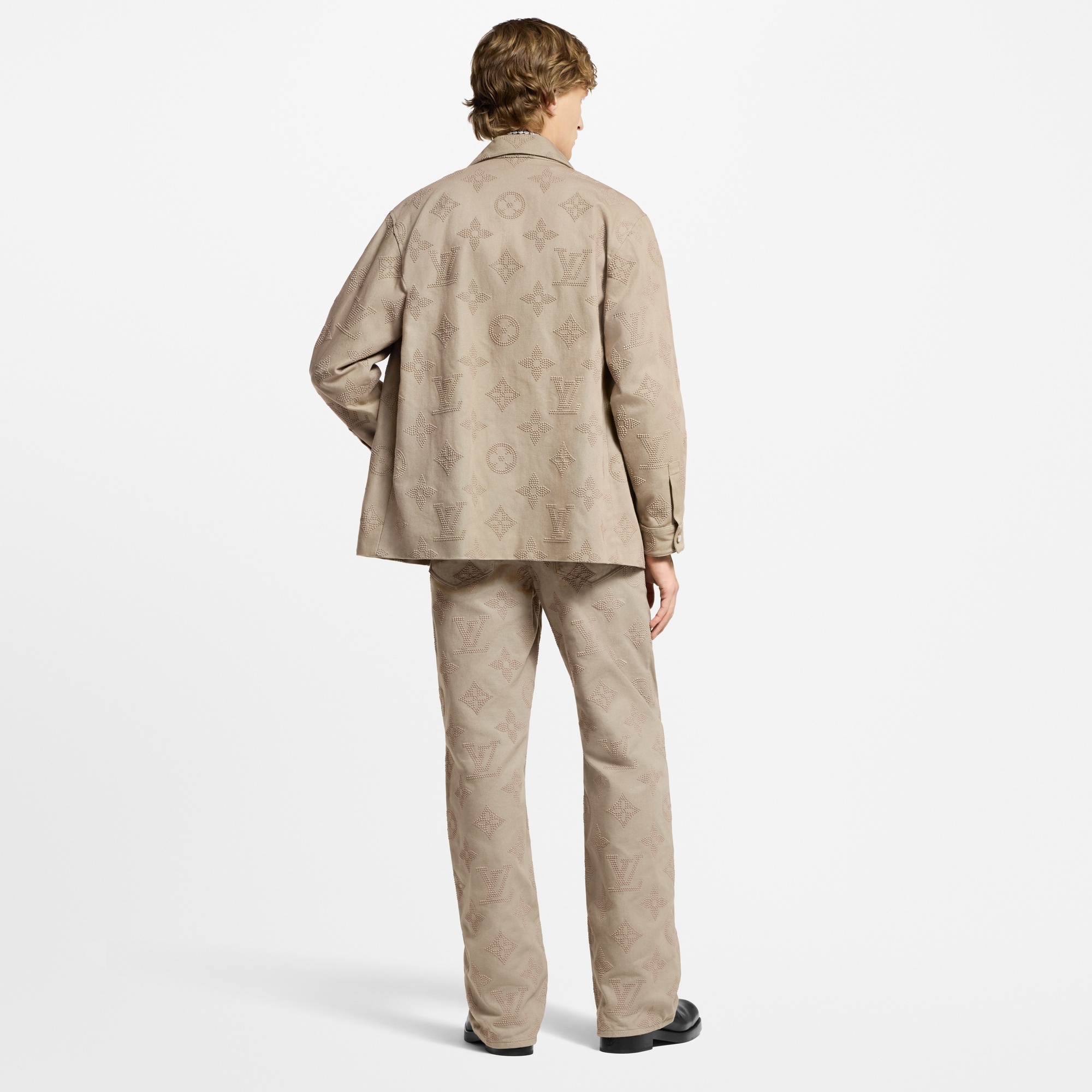 Monogram Embroidered Chic Overshirt - 3