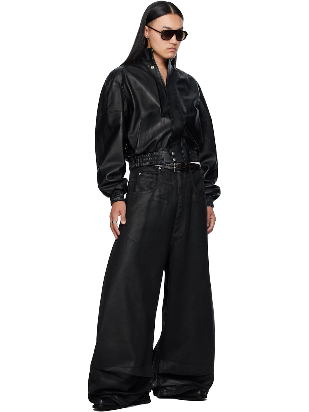 Black Coated Double XL Jeans - 5