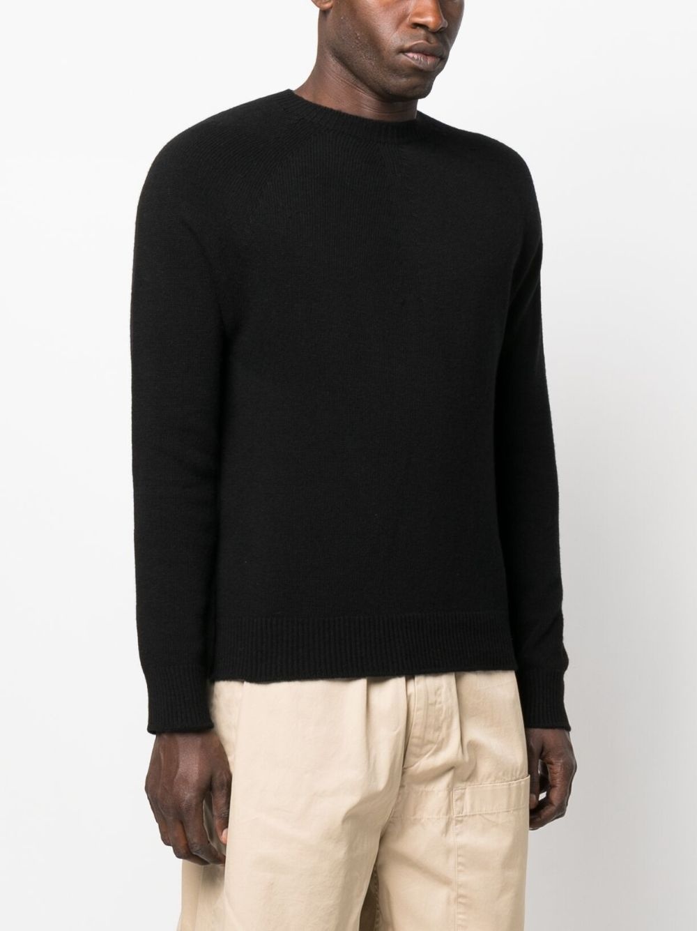 crew-neck long-sleeve jumper - 3