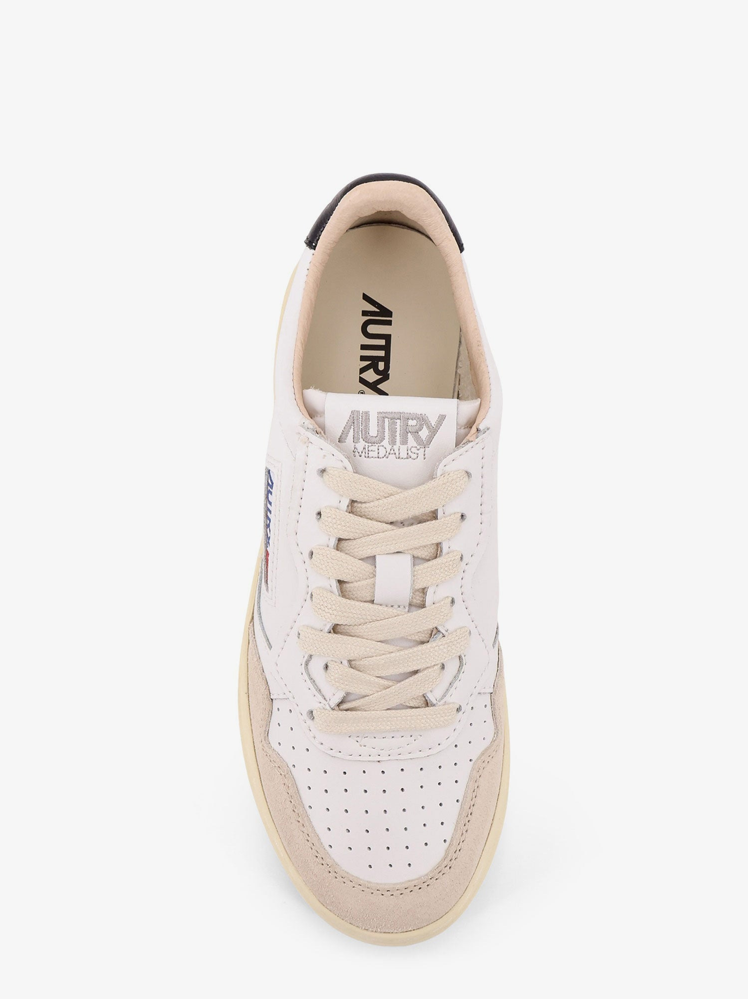 Medalist Low Leather Low-Top Sneakers With Suede Inserts - 5