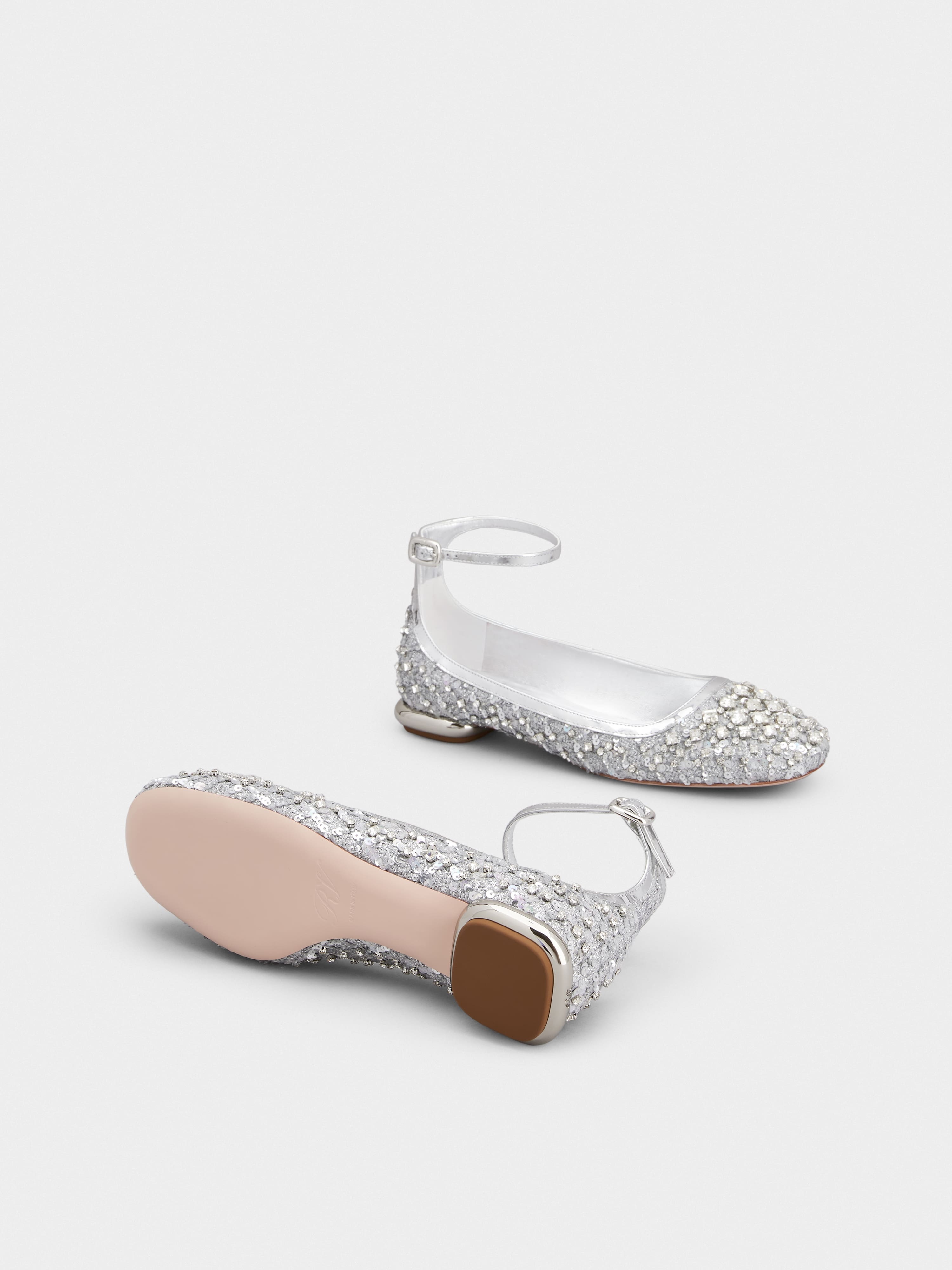 Viv' Podium Ballerinas in sequins - 6