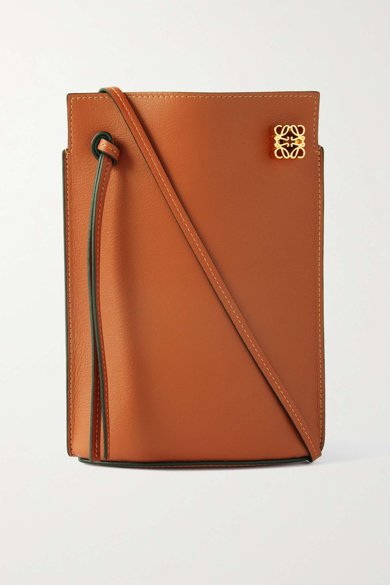 Dice Pocket embellished leather shoulder bag - 1