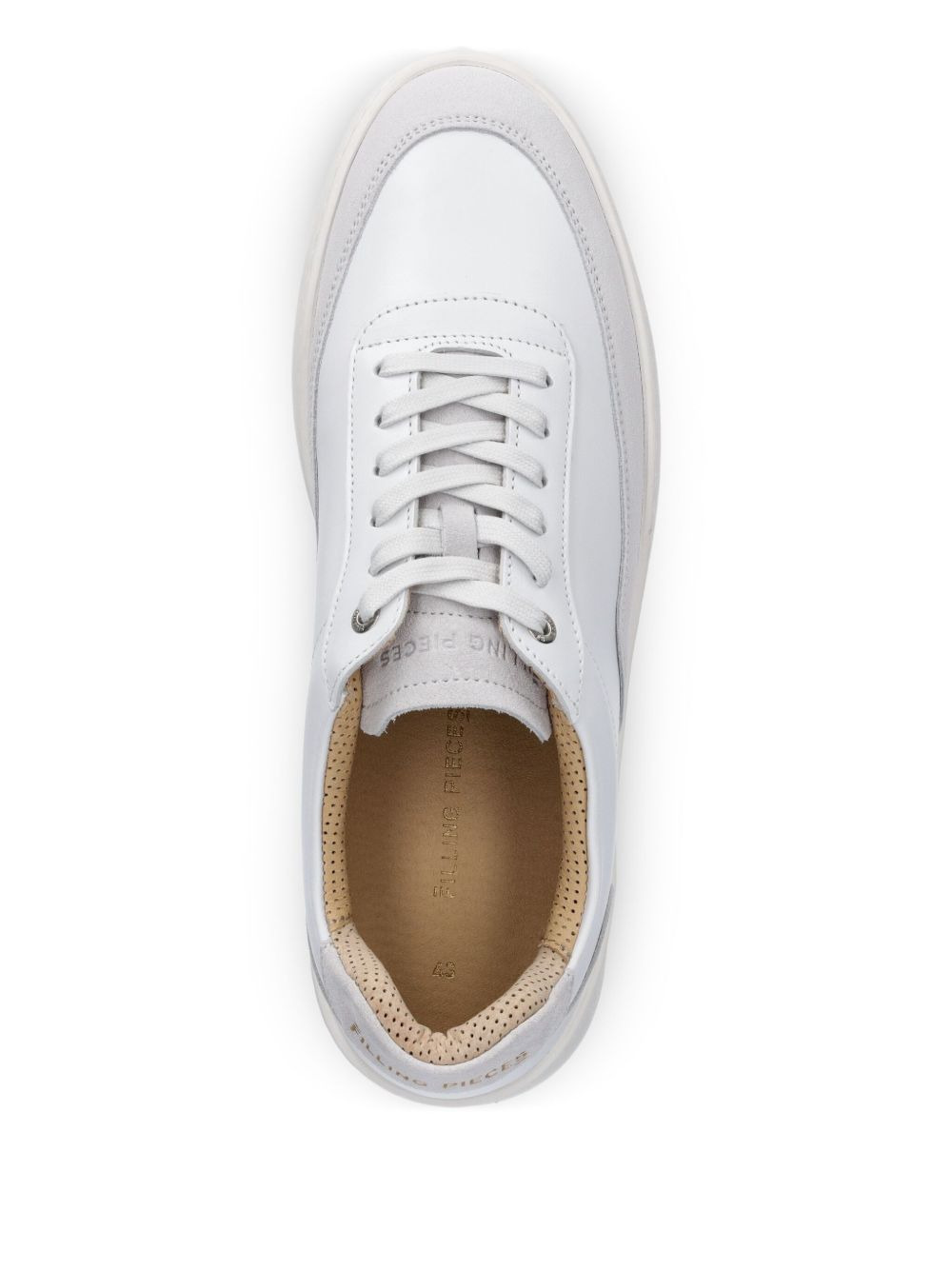 Mondo leather panelled sneakers - 3