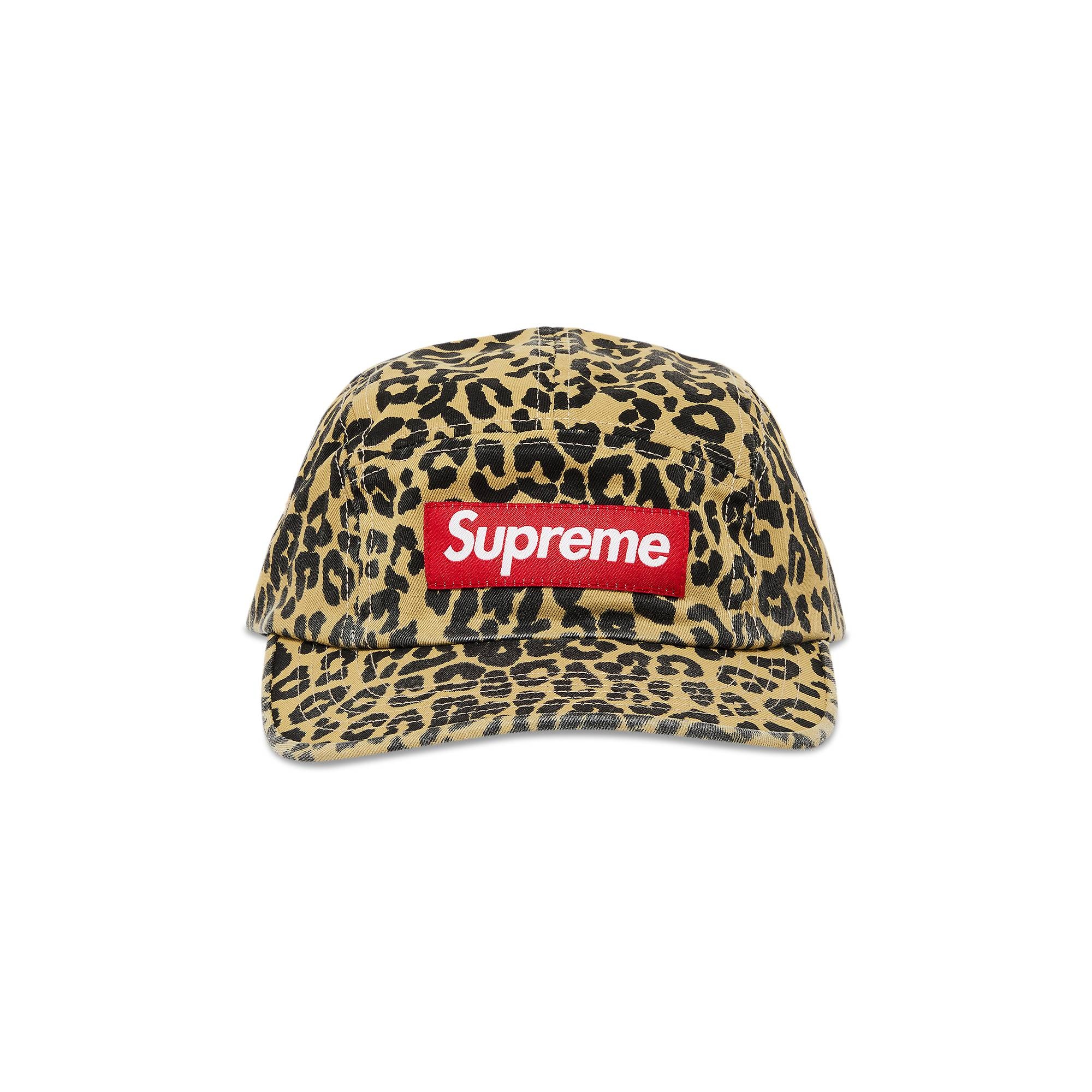 Supreme Supreme Washed Chino Twill Camp Cap 'Leopard' | REVERSIBLE