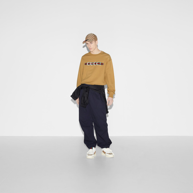 GUCCI Cotton jersey sweatshirt outlook