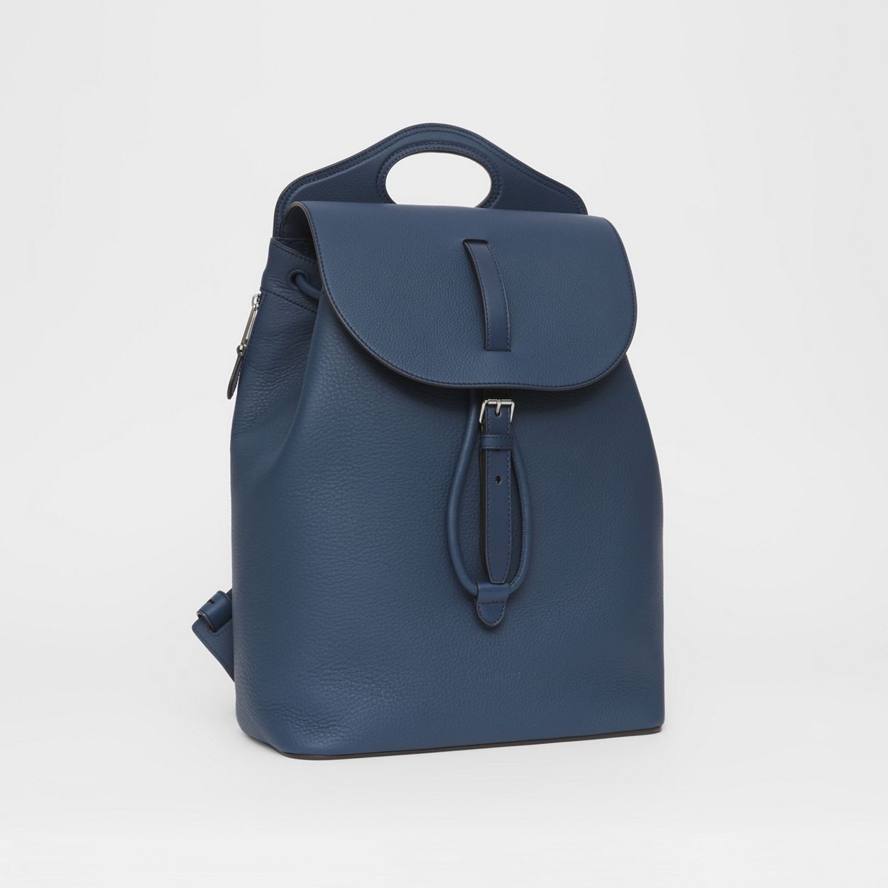 Grainy Leather Pocket Backpack - 7