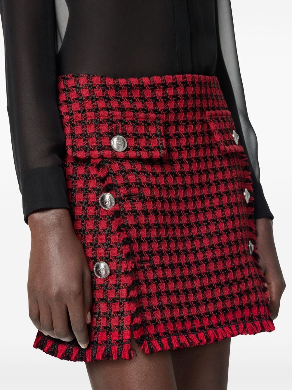 tweed pencil skirt - 5