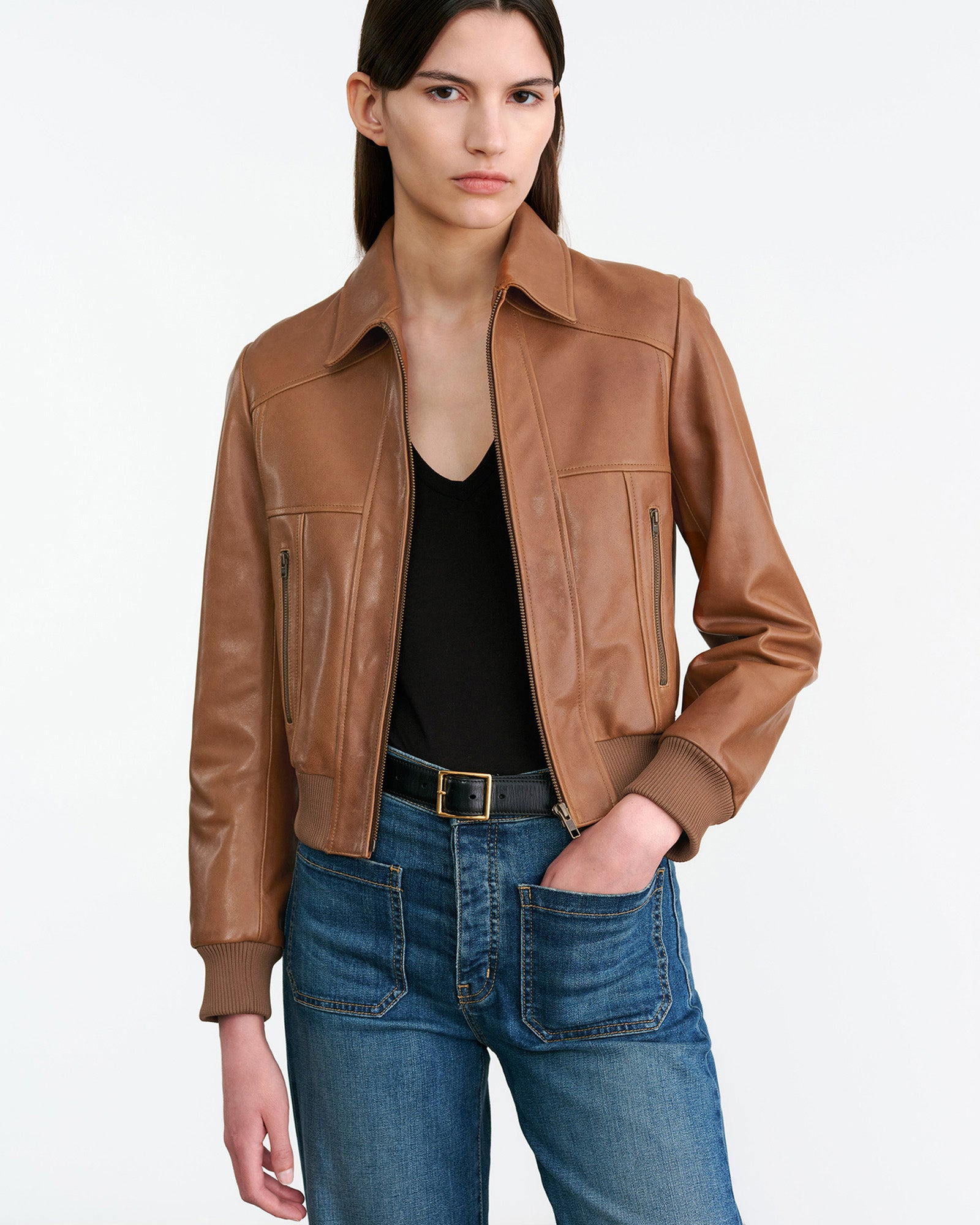 SUE LEATHER JACKET - 2