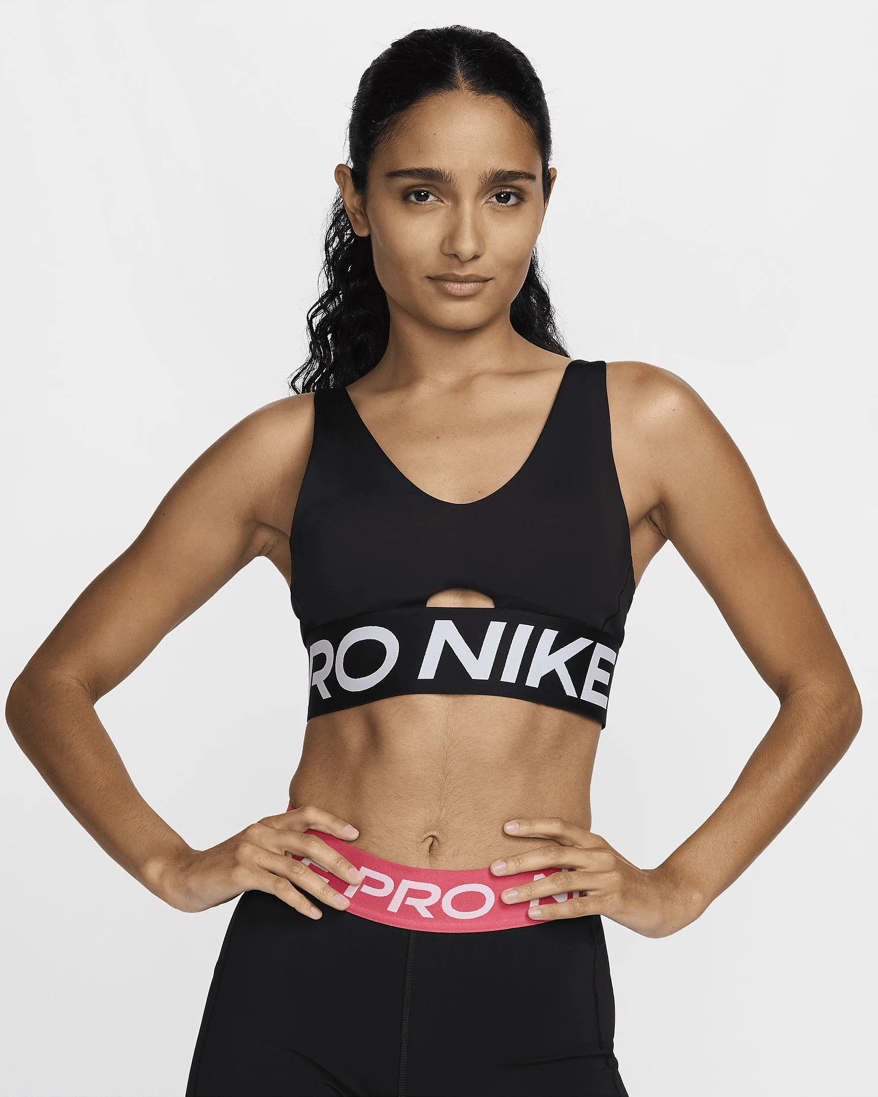 Nike Pro Indy Plunge Women's Medium-Support Padded Sports Bra - 1