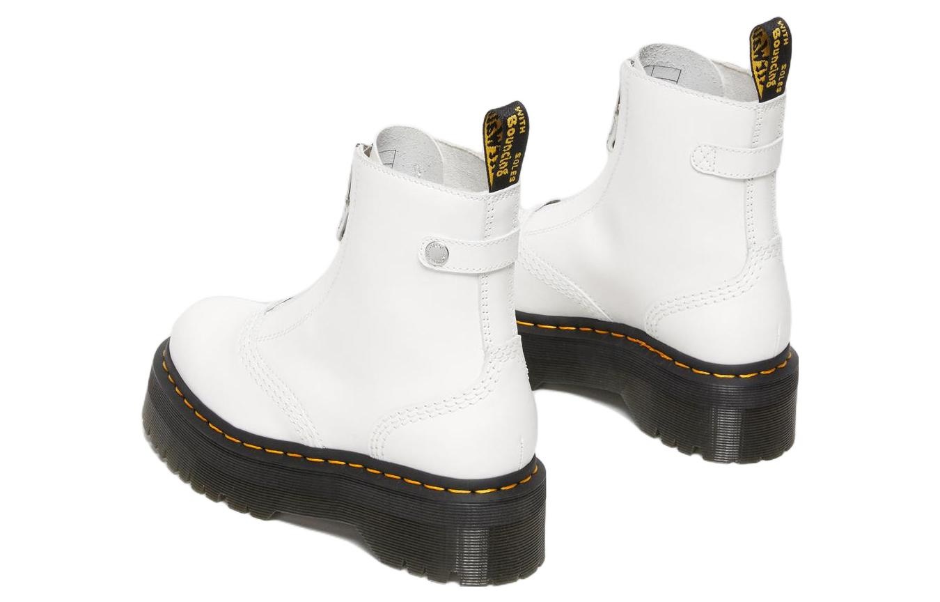 (WMNS) Dr. Martens Jetta Platform Boots 'White' 27656100 - 4