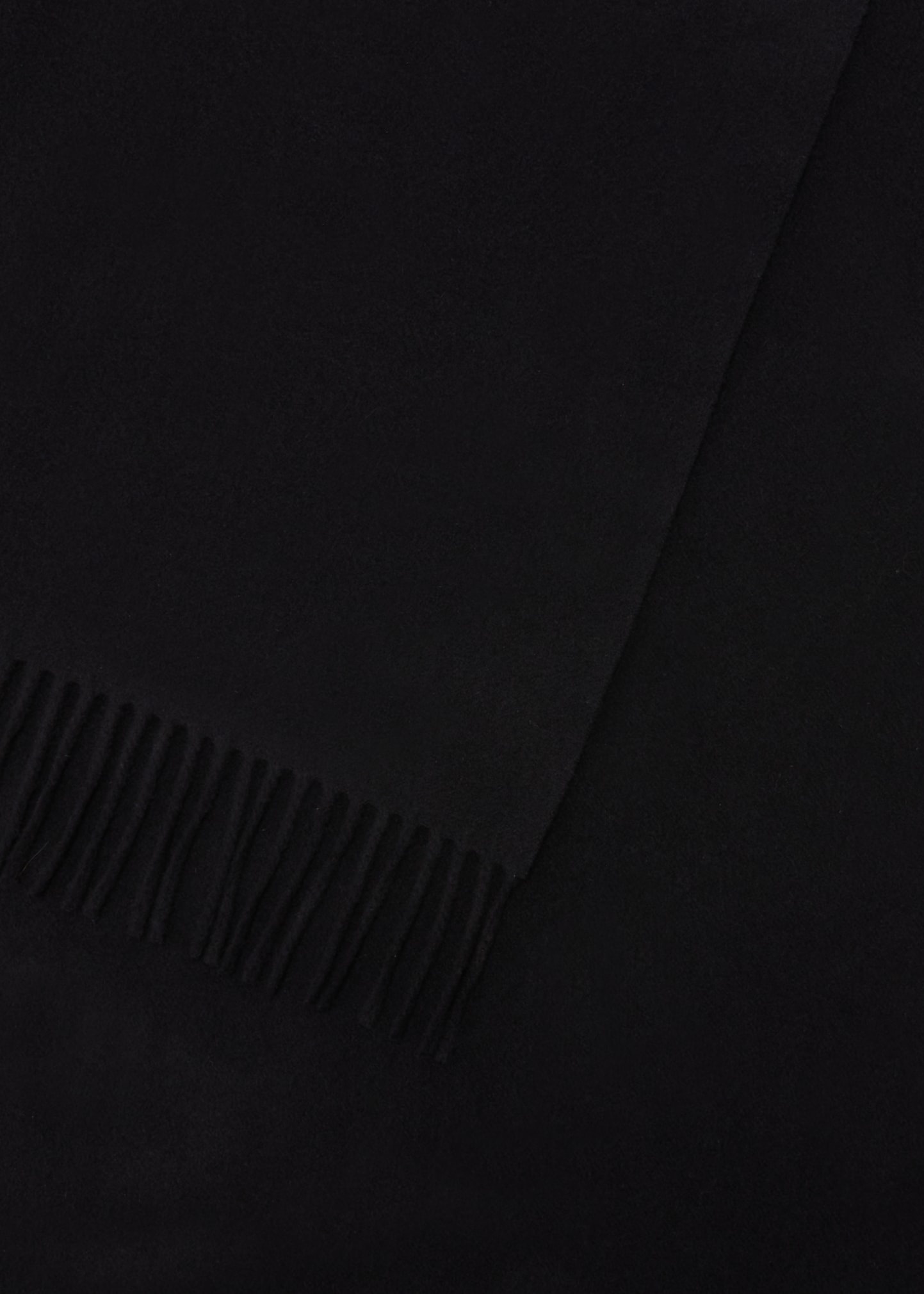 Classic Wool Fringe Scarf - 4