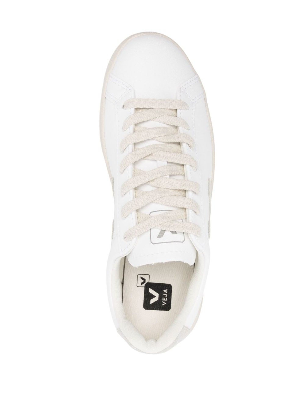 logo-patch lace-up sneakers - 4