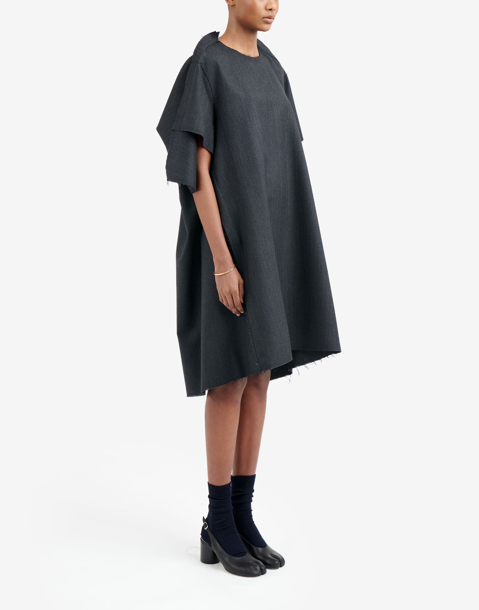 Flat pattern herringbone dress - 3