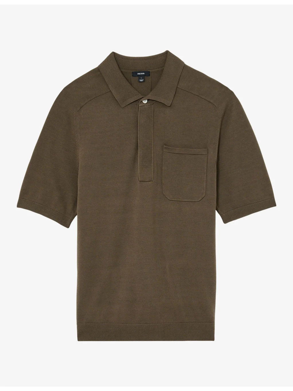 Selkirk Patch-Pocket Cotton-Knit Polo Shirt - 1