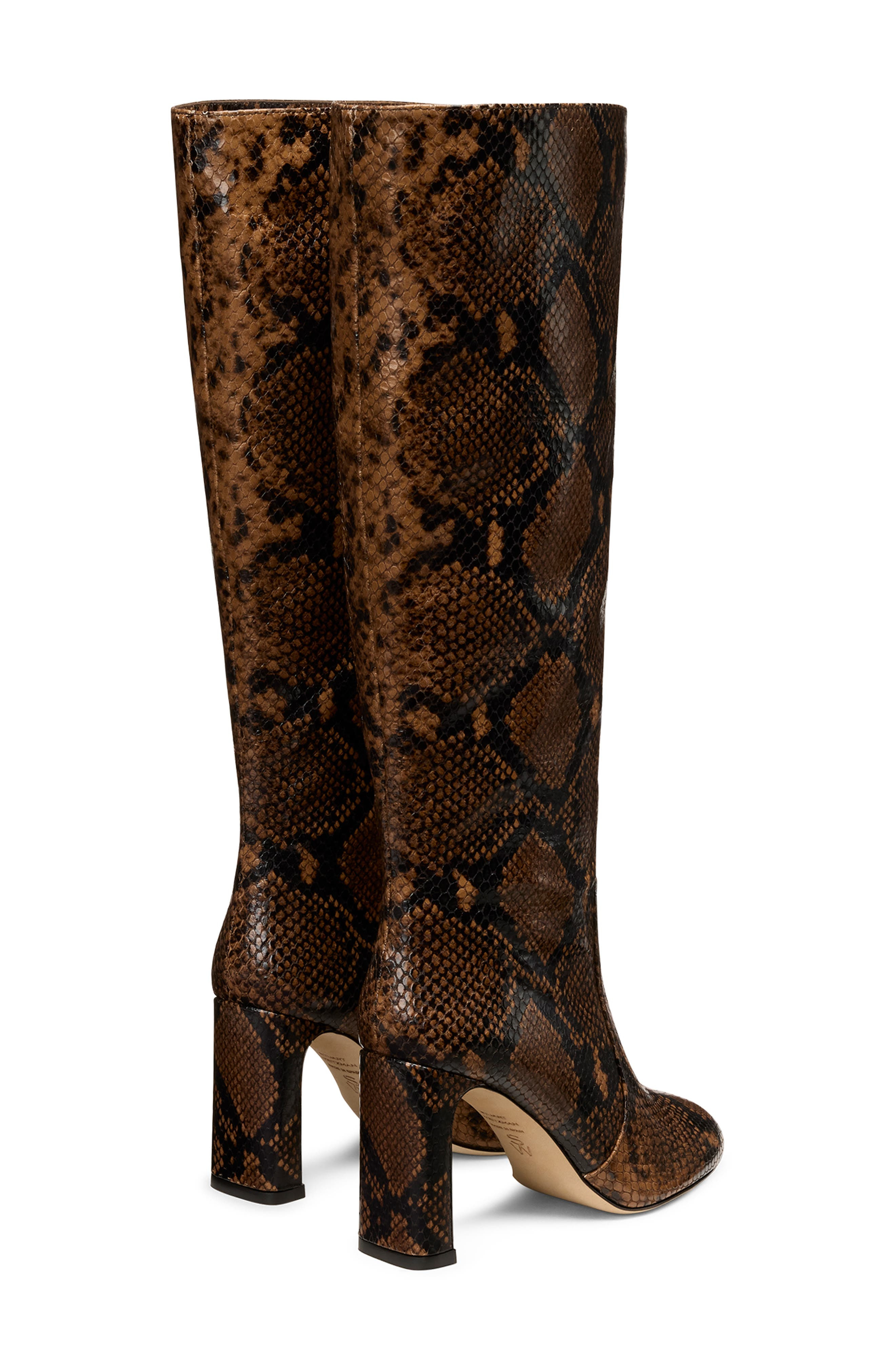 Stuart Weitzman Babette Tubo Boot 85 in Espresso at Nordstrom - 4
