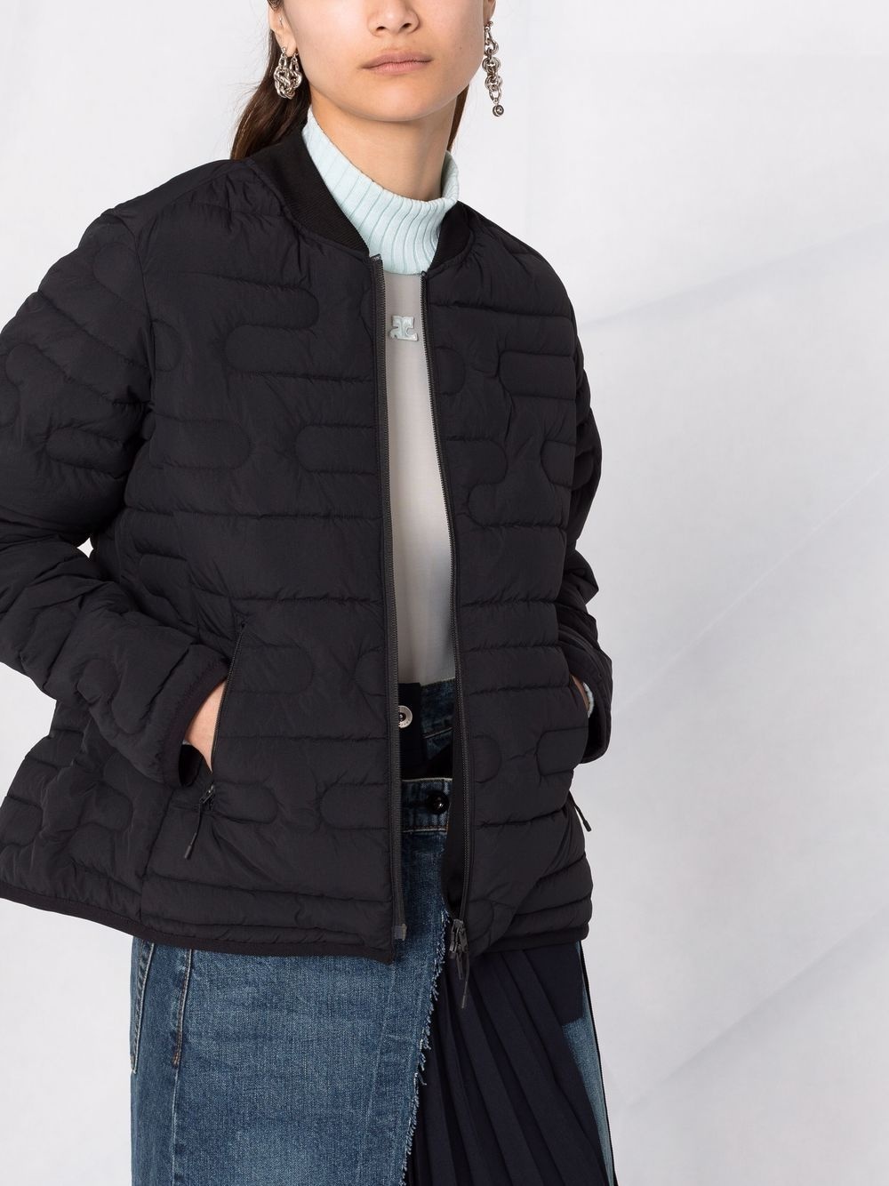 quilted bomber jacket - 5