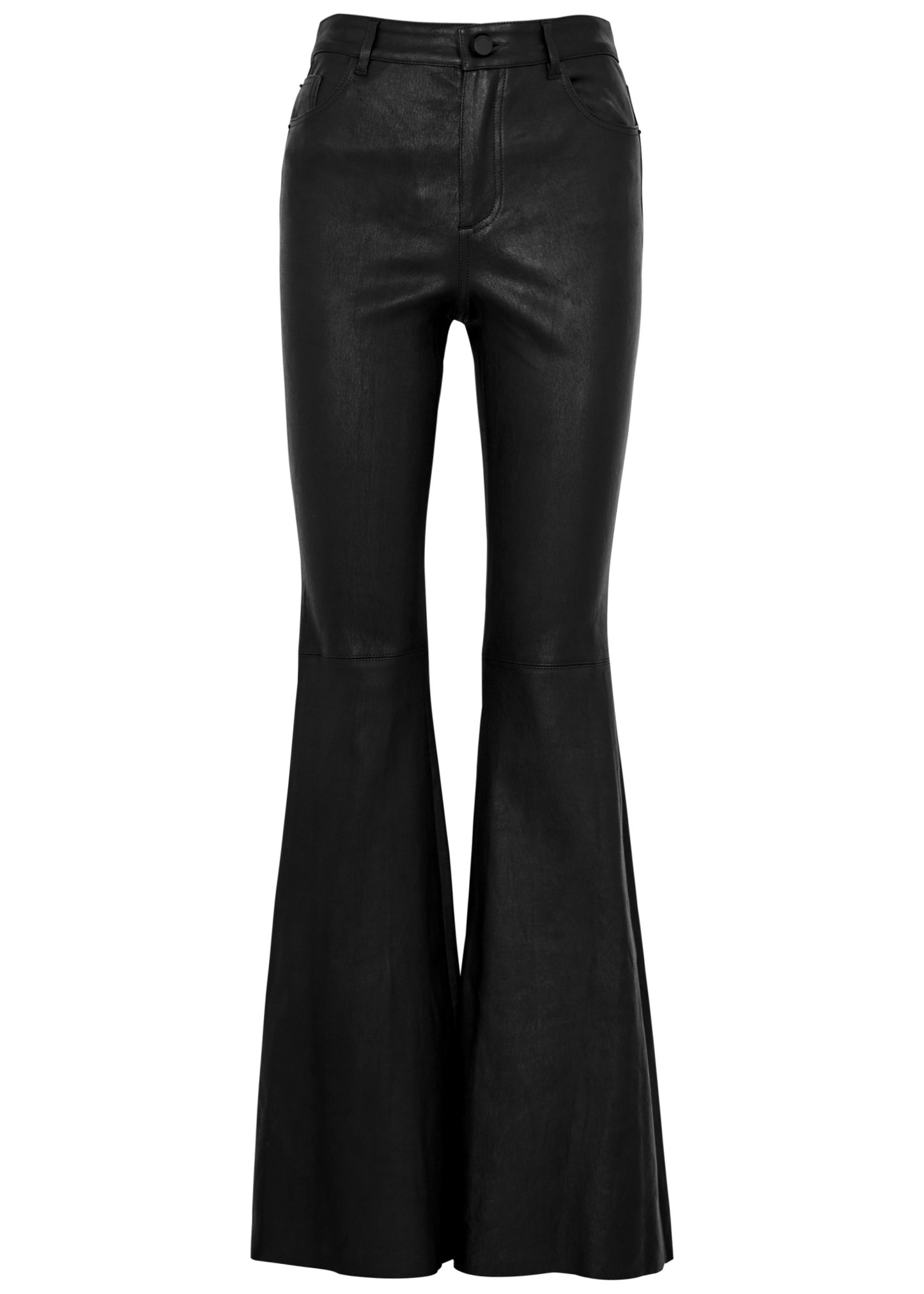 Brent flared leather trousers - 1