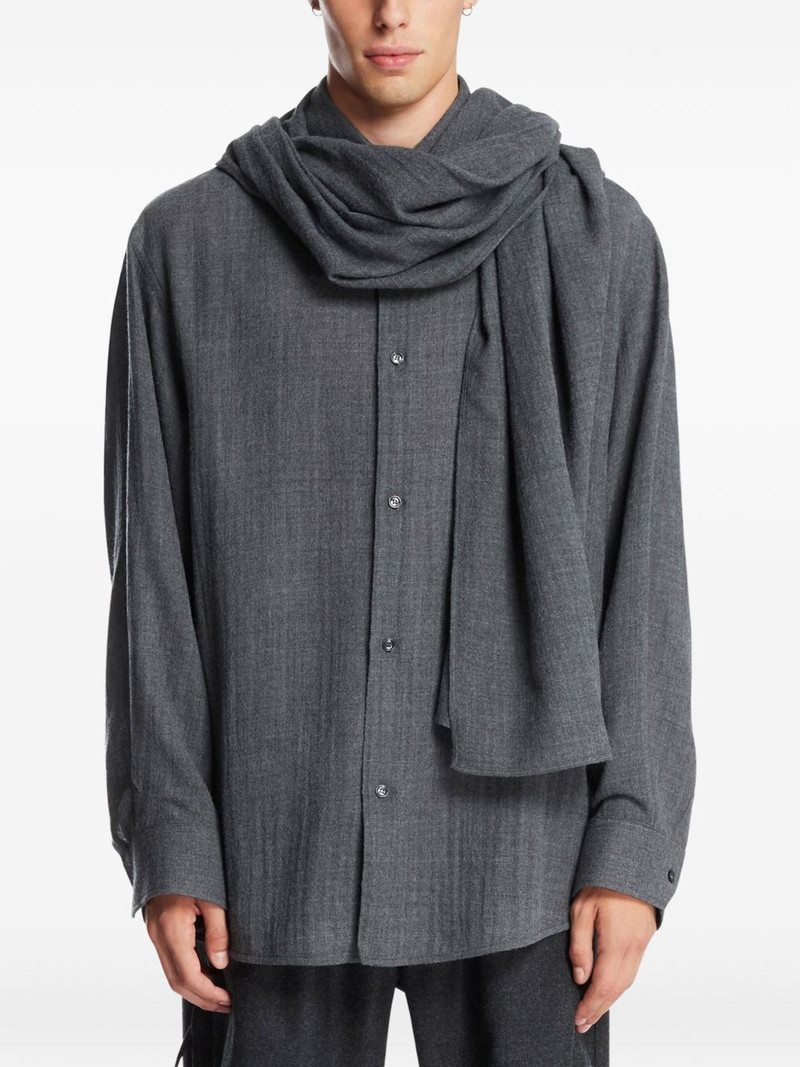 detachable scarf george shirt 1