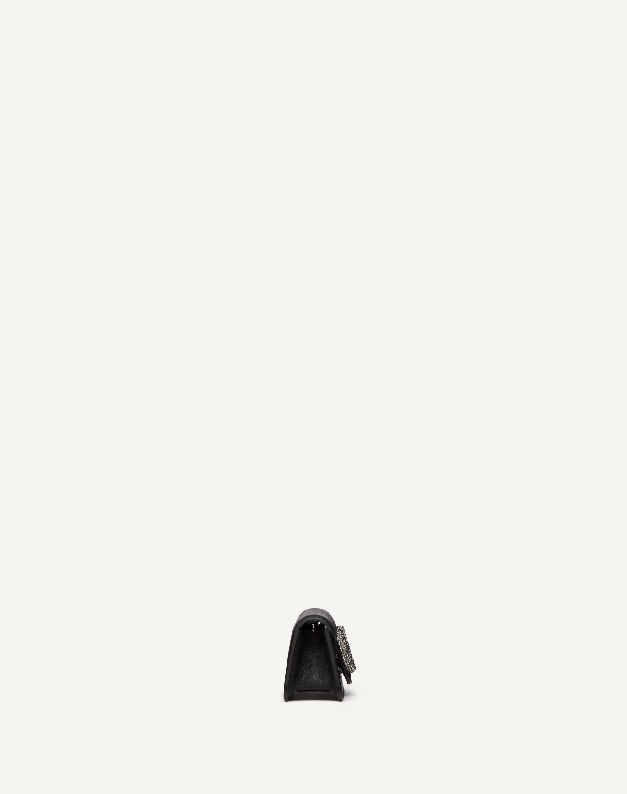 VALENTINO GARAVANI LOCÒ MICRO BAG WITH CHAIN AND JEWEL LOGO - 4