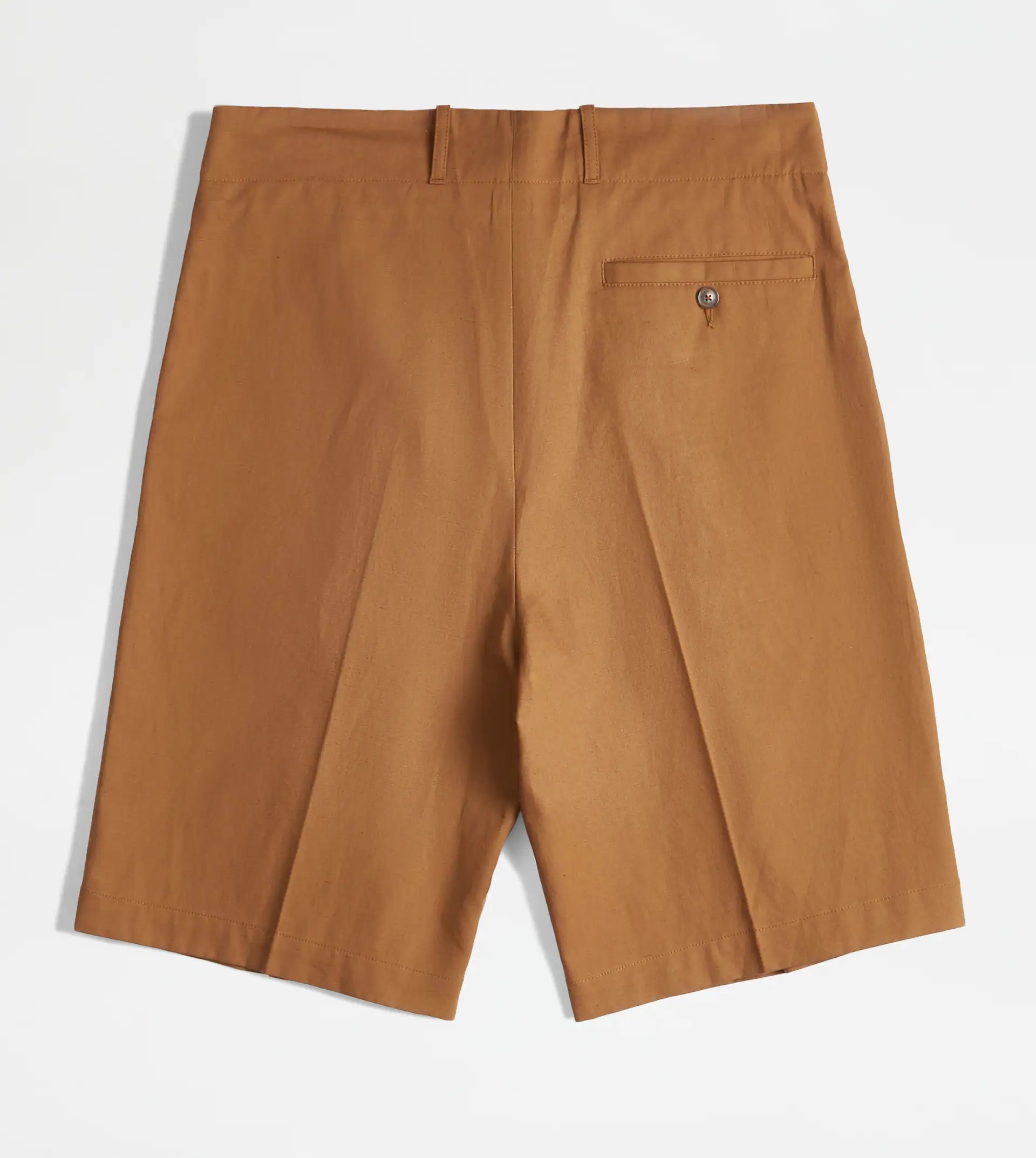 BERMUDA SHORTS WITH DARTS - BROWN - 8