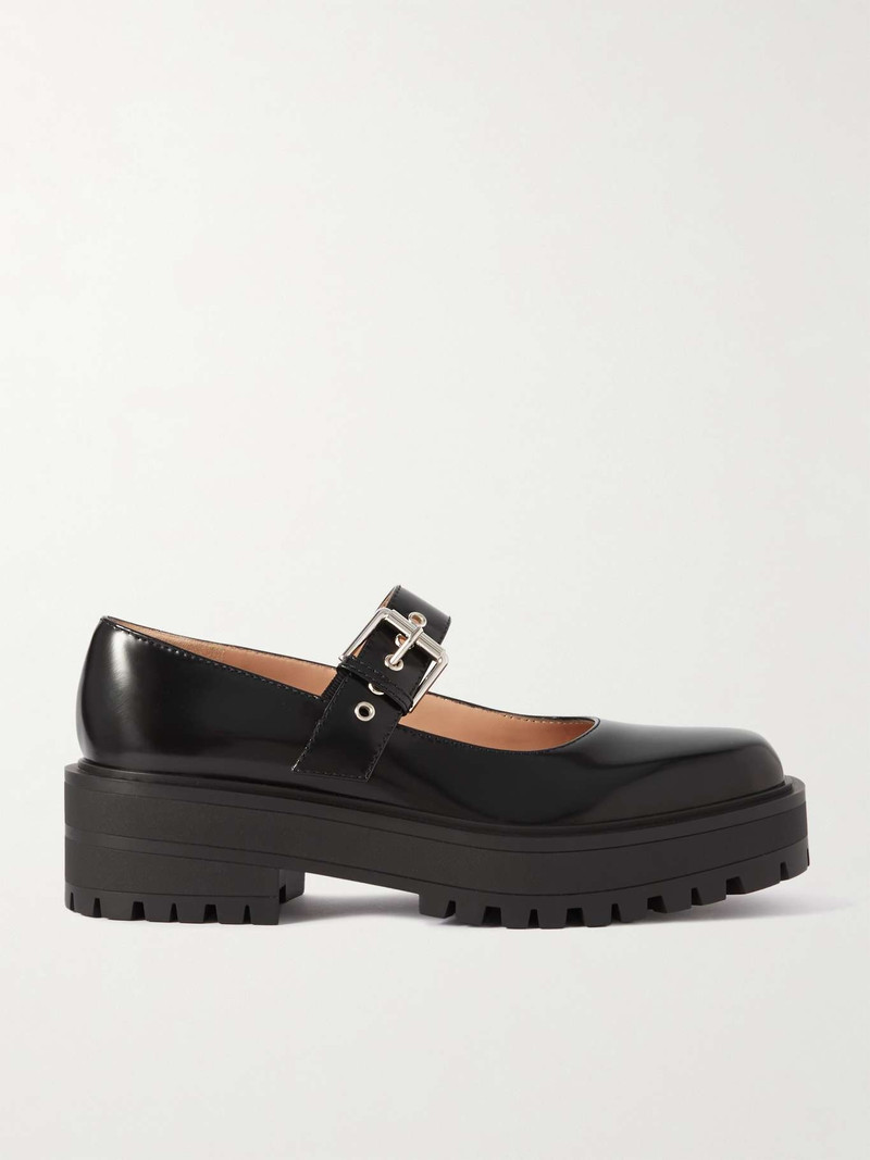 Leather Mary Jane ballet flats - 1